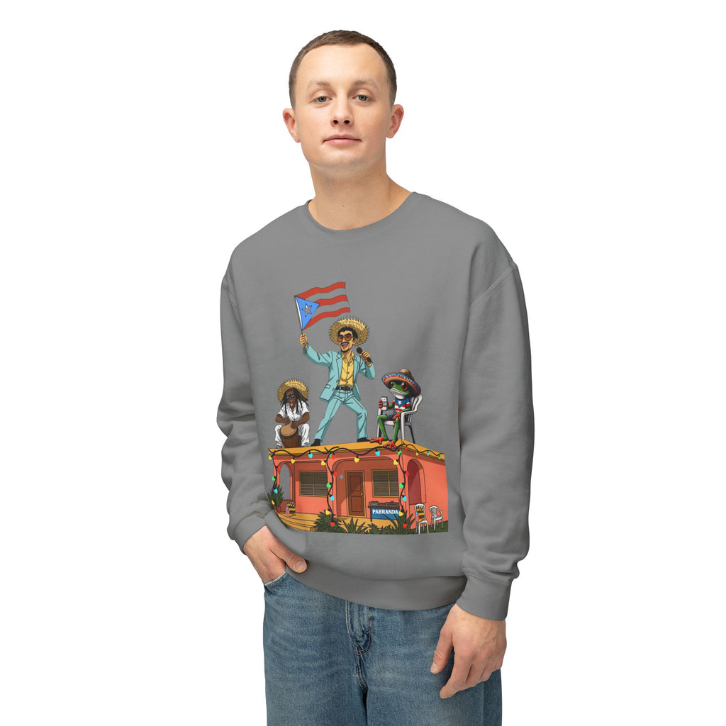 Puerto Rican Benito Parade Sweatshirt  Boricua De Pura Cepa Crewneck Puerto Rico Navidades