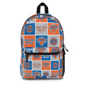 NYC Basketball-Inspired Sling Bag — Vintage Number Collage Crossbody Bag