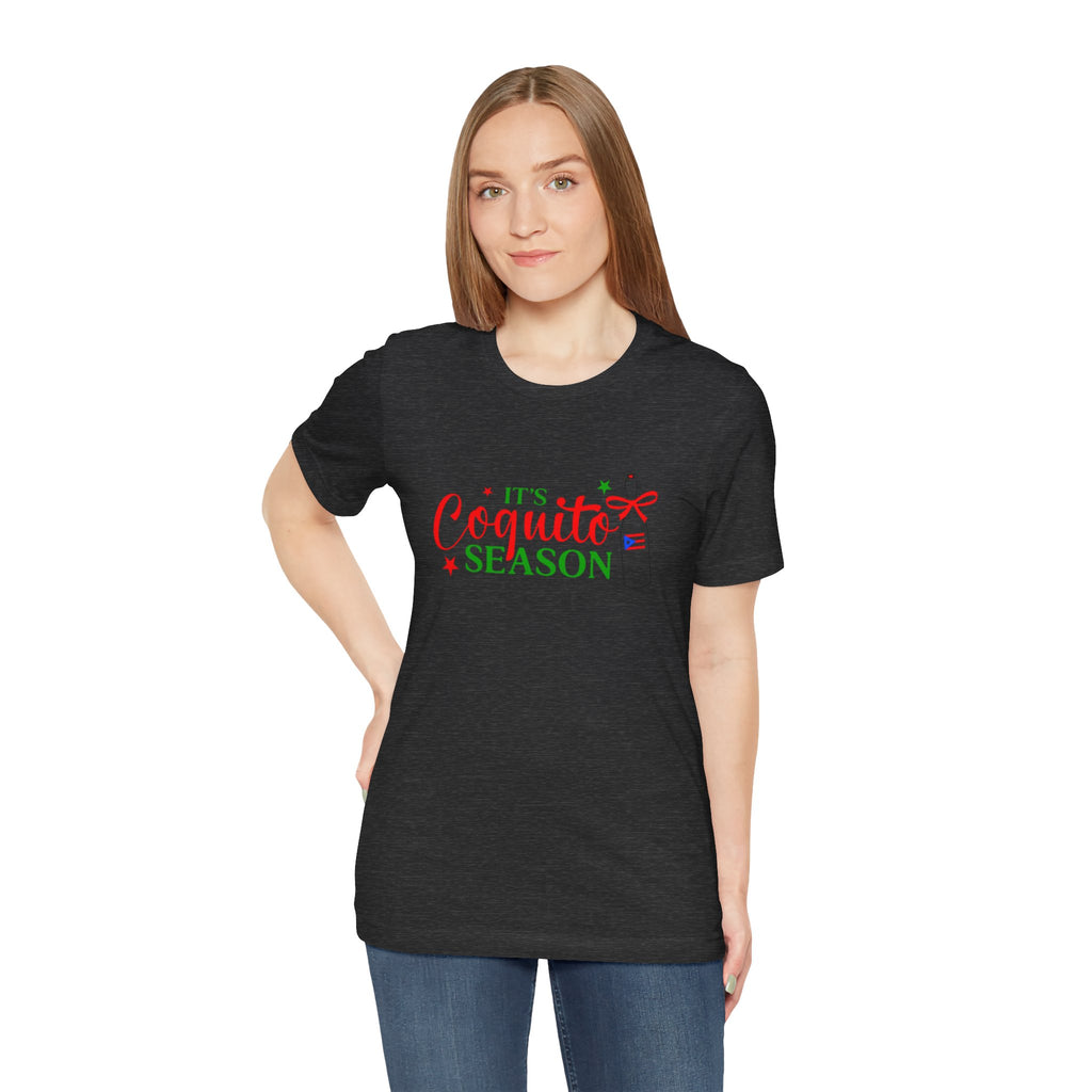 It's Coquito Season T-Shirt - Christmas Puerto Rican Holiday Cocktail Tee