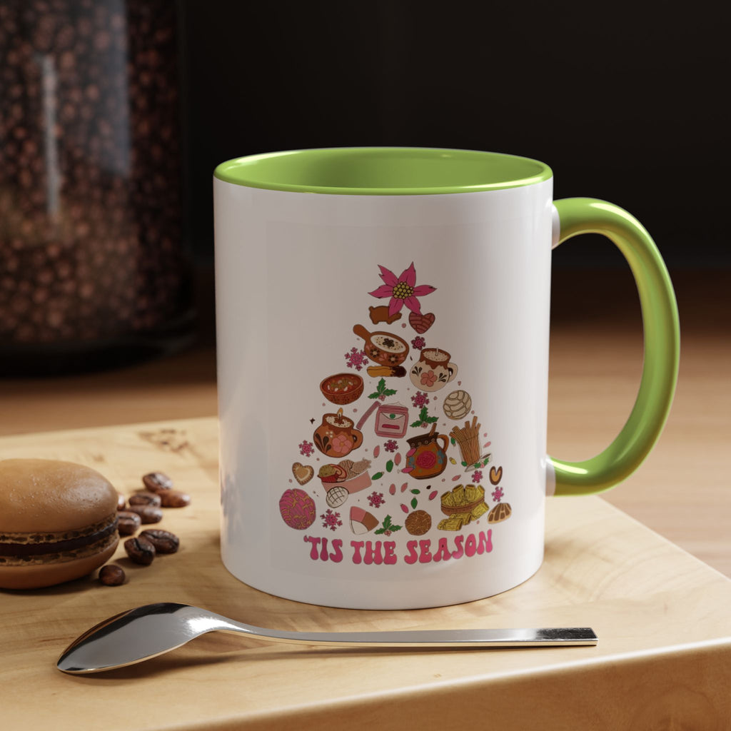 Coffee Mug - 'Tis the Season' Holiday Cookie Tree Accent Mug (11/15oz)