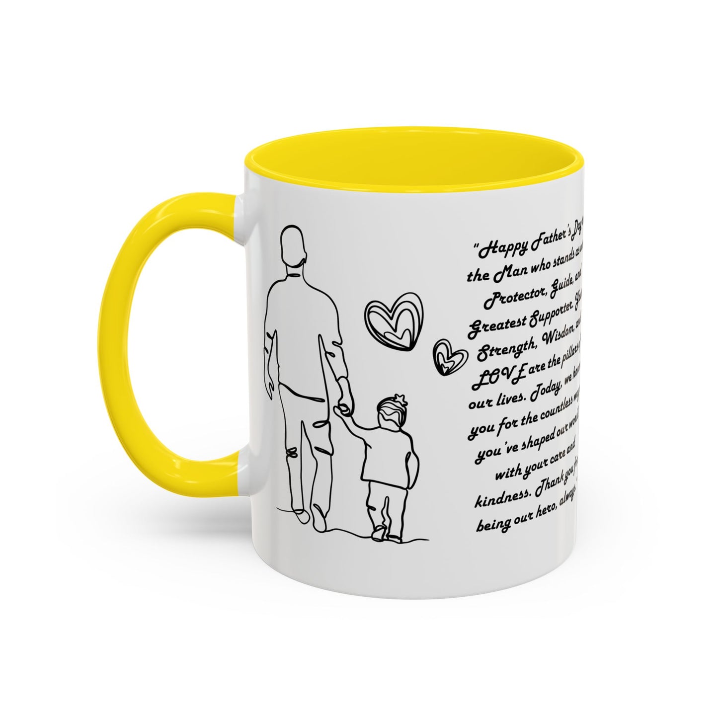 Fathers Day Mug Gift for Dad Funny Fathers Mug Accent Coffee Mug (11, 15oz)
