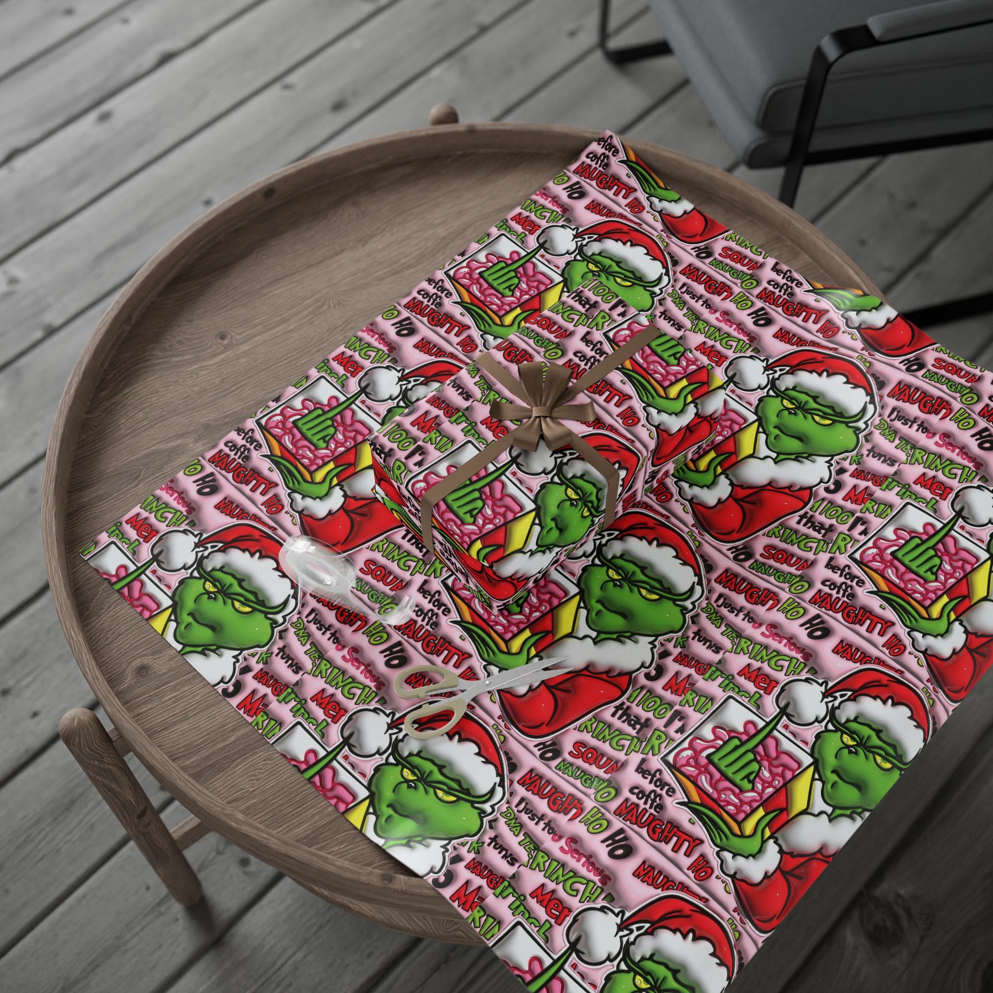 Festive Wrapping Paper – Whimsical Holiday Gift Wrap | Christmas Paper Roll | Fun & Unique Gift Packaging