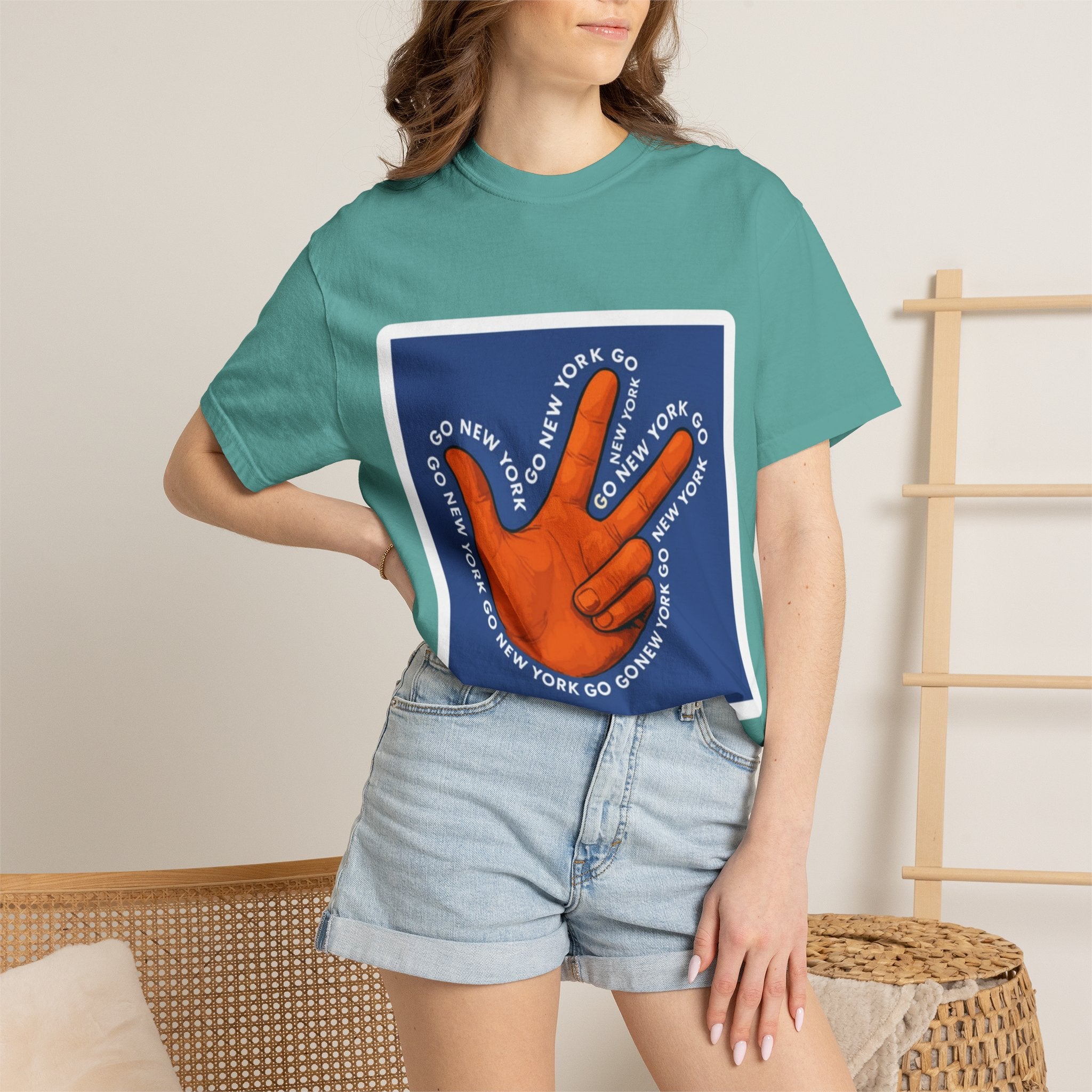 Go New York Hand Graphic T-Shirt