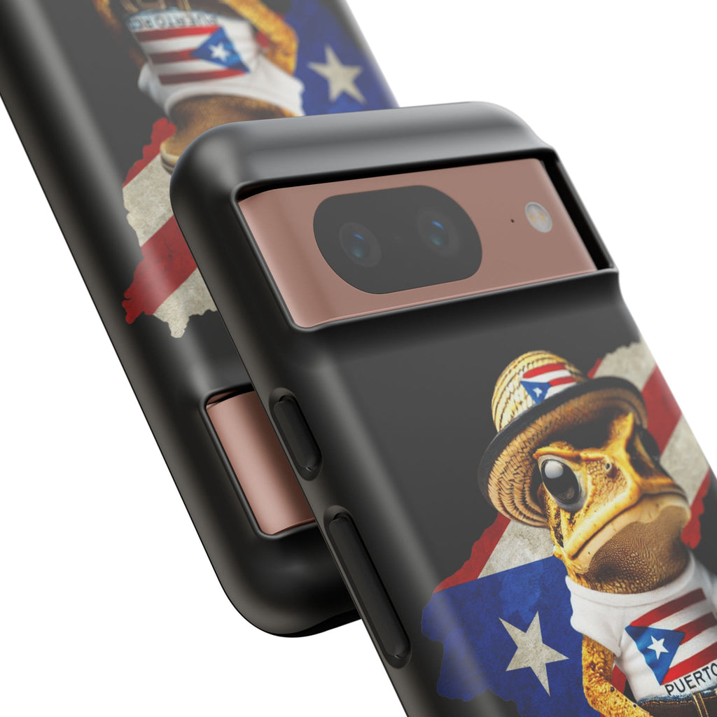 Puerto Rican Frog Tough Phone Case  Puerto Rico Flag Patriotic Protective Case