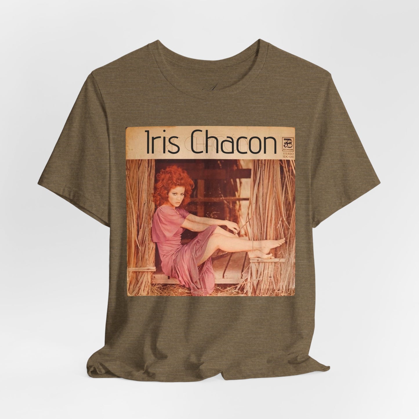 Retro Iris Chacon Unisex Tee, Vintage Music Shirt, Bohemian T-Shirt, Gift for Her, 90s Style Top