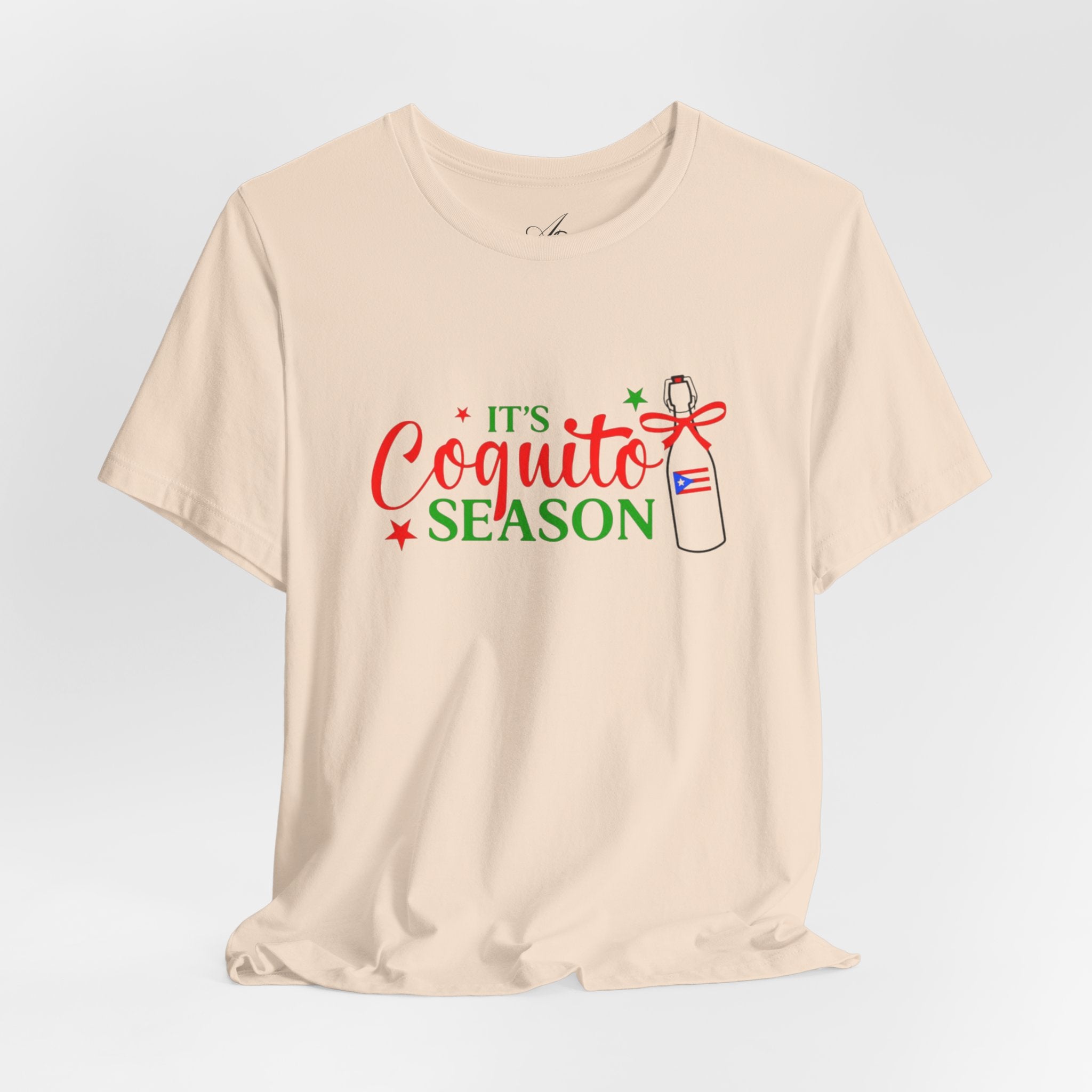 It's Coquito Season T-Shirt - Christmas Puerto Rican Holiday Cocktail Tee