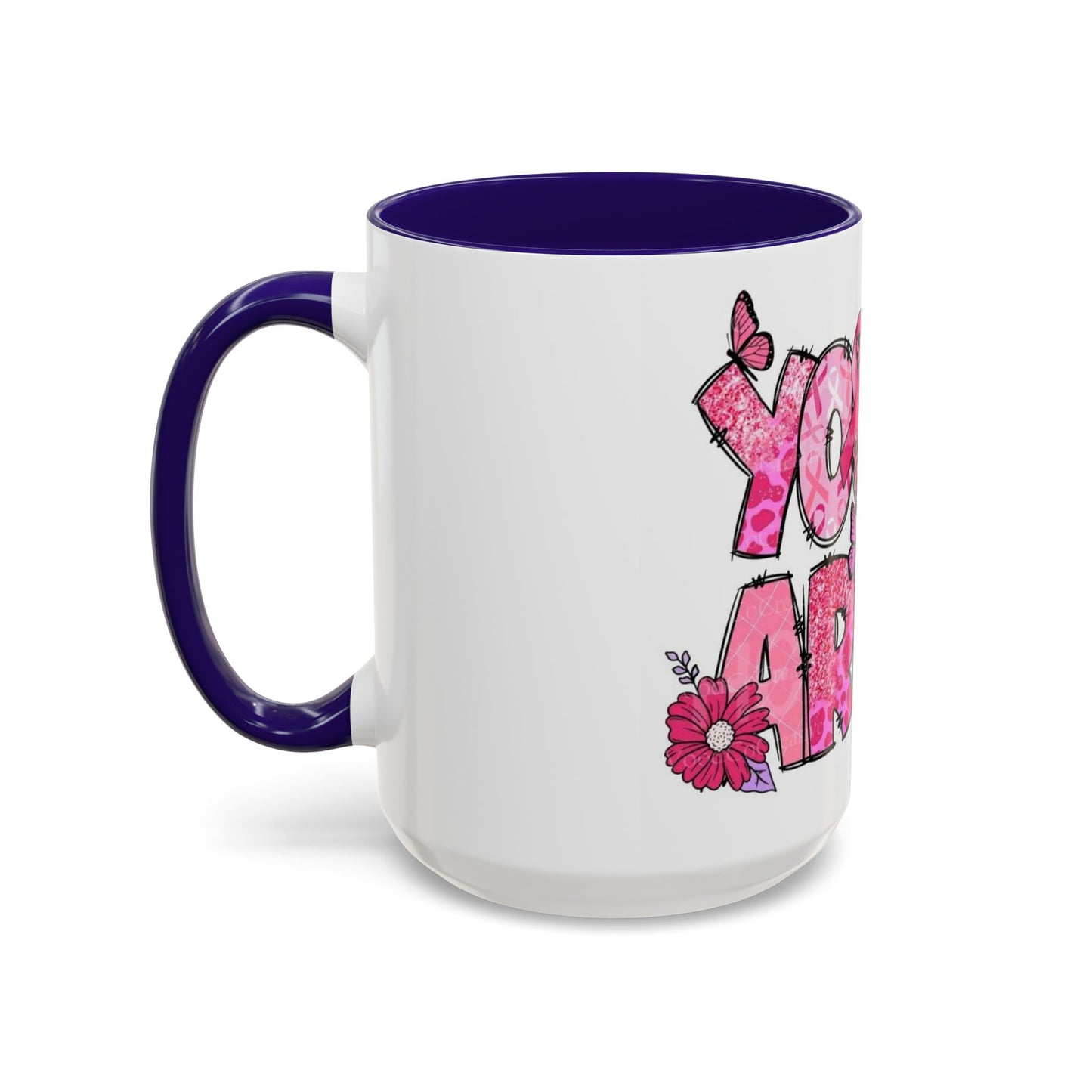 Cancer Hope Collection Empowering Inspirational Mug for Breast Cancer Awareness