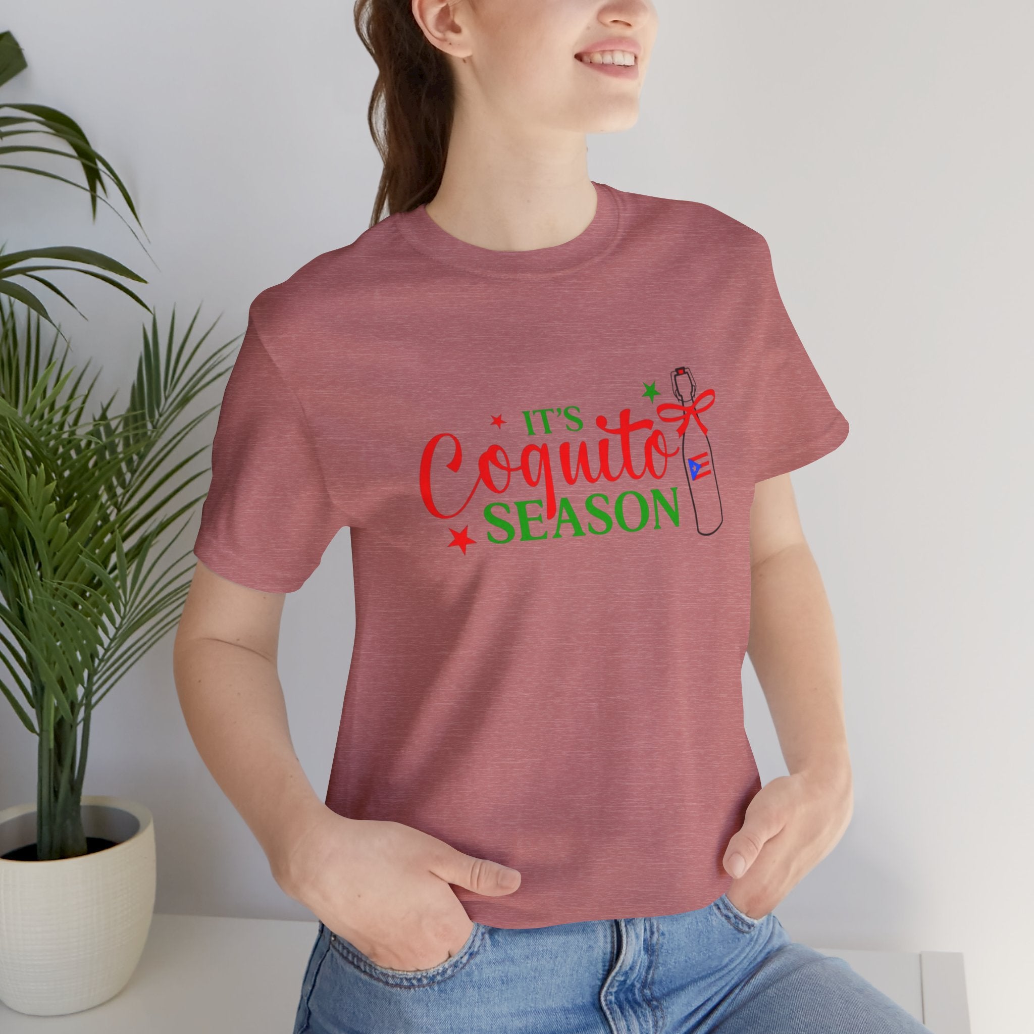 It's Coquito Season T-Shirt - Christmas Puerto Rican Holiday Cocktail Tee