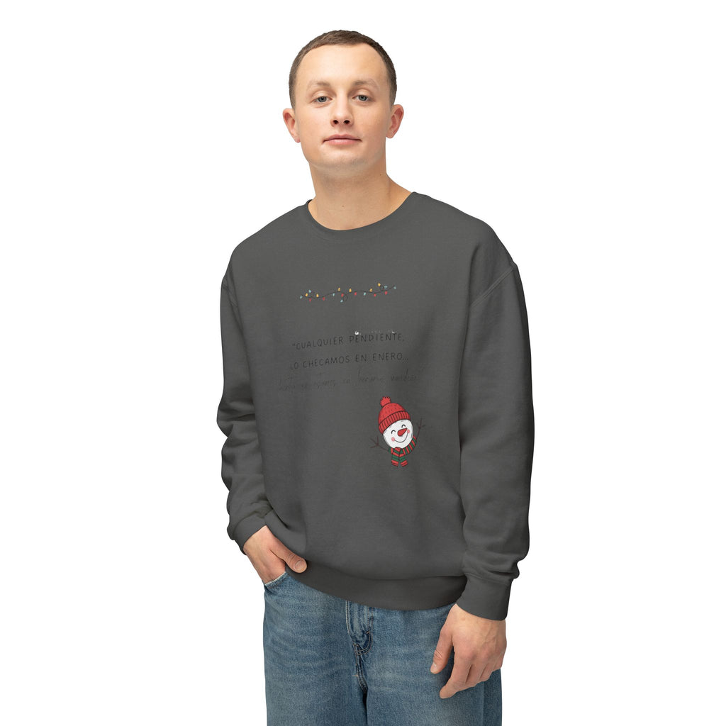 Snowman Crewneck Sweatshirt  Cute Holiday Snowman Pullover