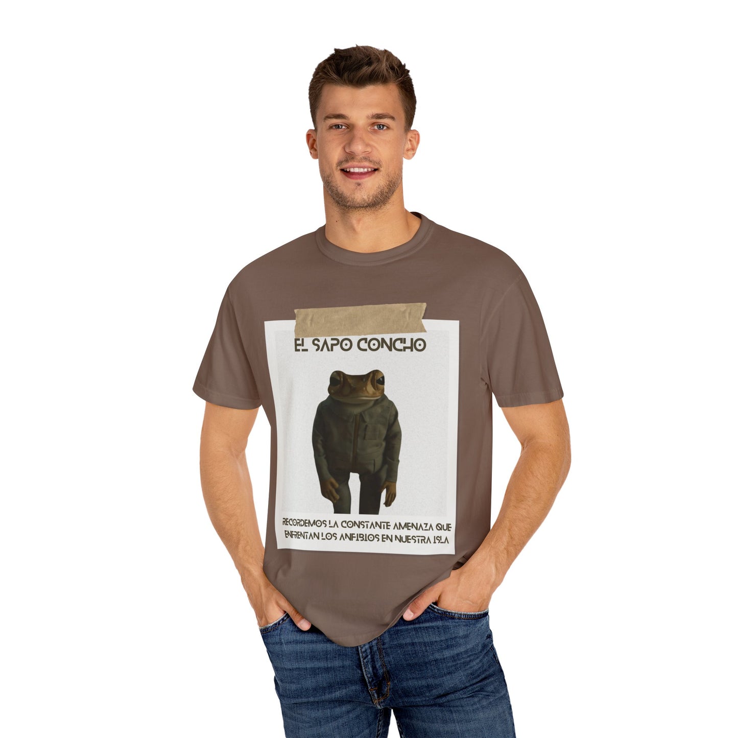 Puerto Rico in Every Stitch Frog Graphic Tee,Summer Vibes, Unique Gift for Nature Lovers