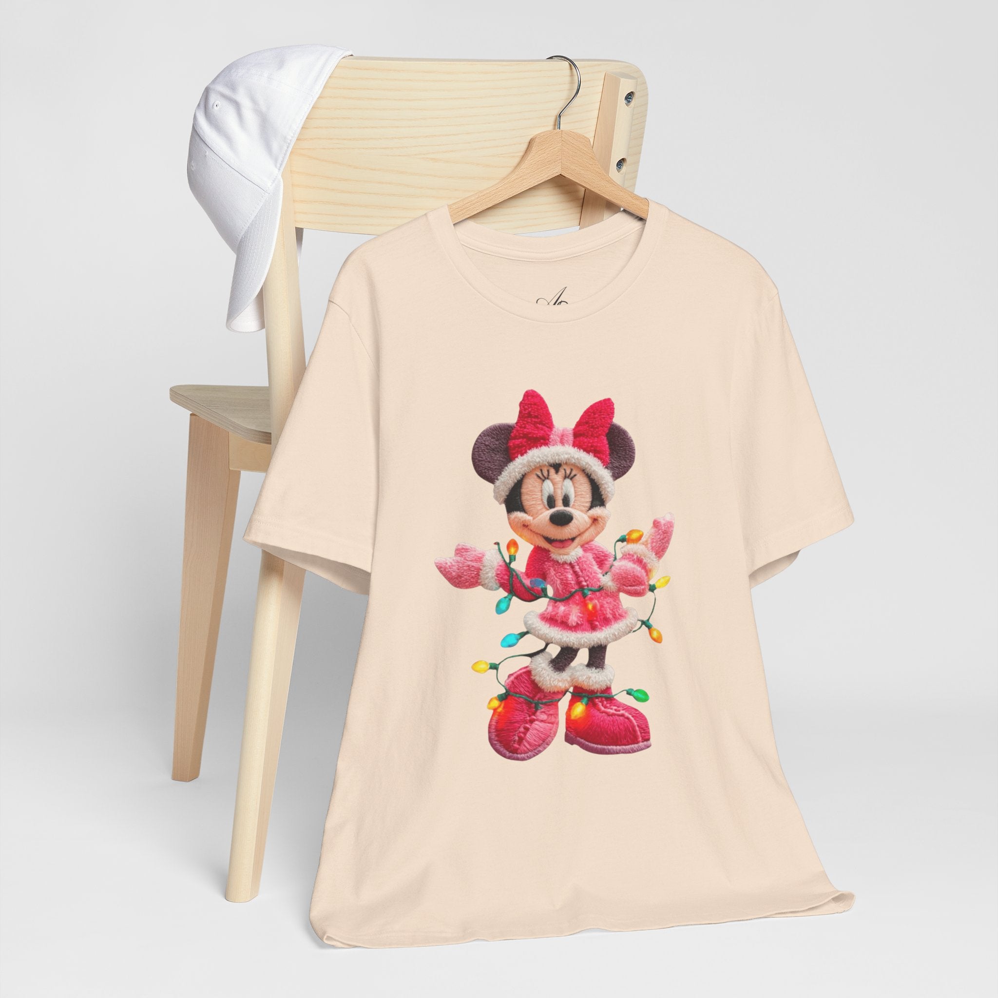 Minnie Mouse Holiday Lights T-Shirt Festive Holiday Designs