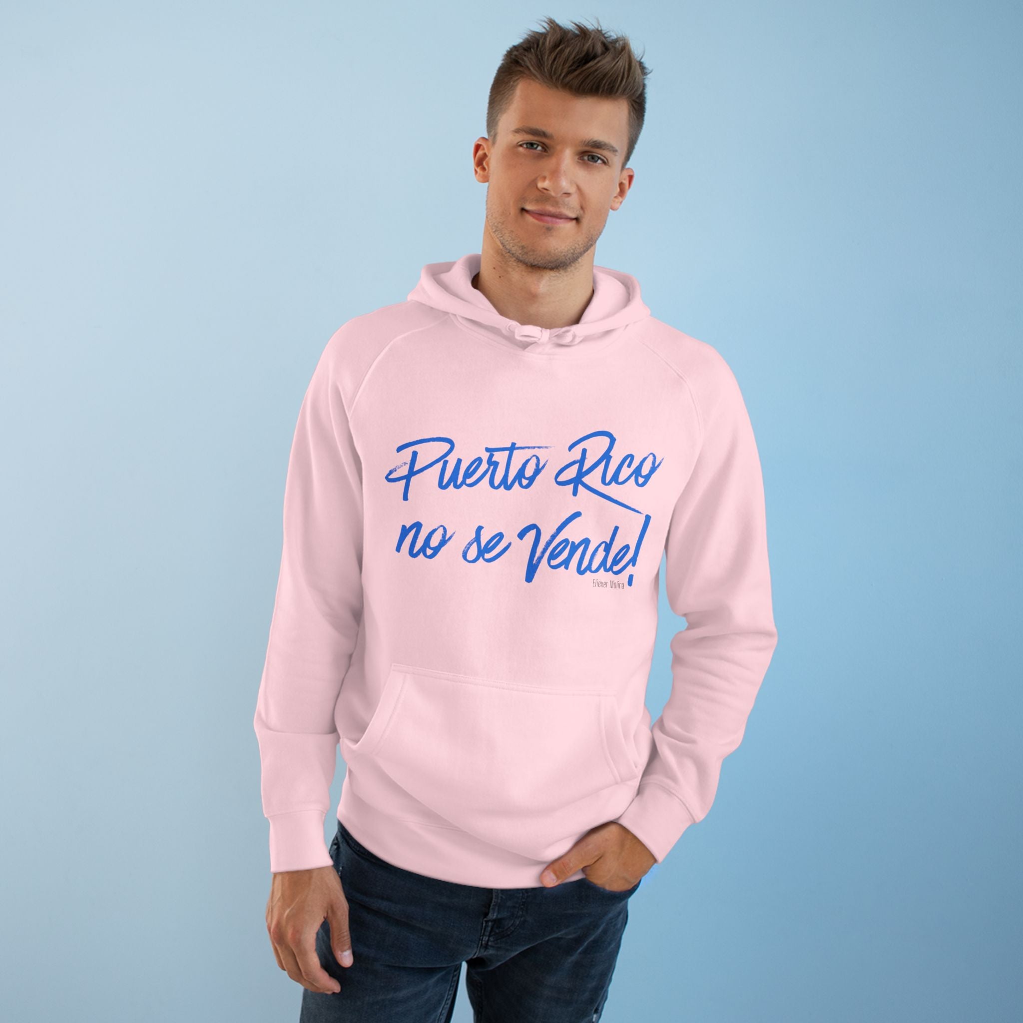 Hoodie  "Puerto Rico No Se Vende" Script Protest Pullover