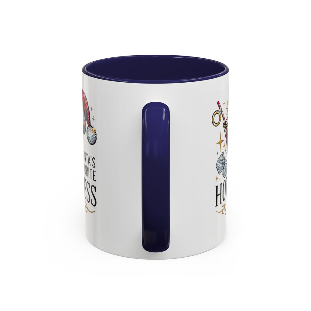 Accent Coffee Mug - "Santa's Favorite Hot Mess" Holiday Cocktail Mug (11/15 oz)