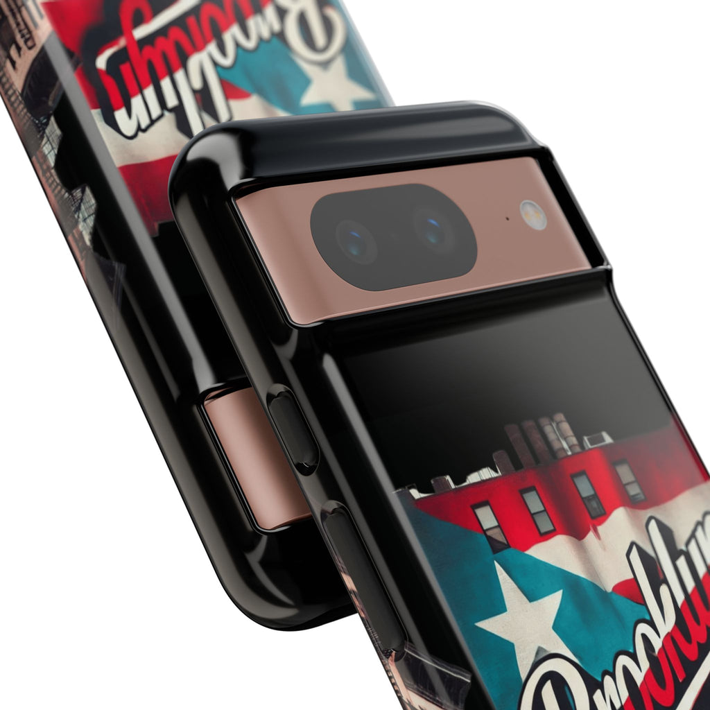 Brooklyn Street Art Phone Case  Urban Graffiti Protective Cover