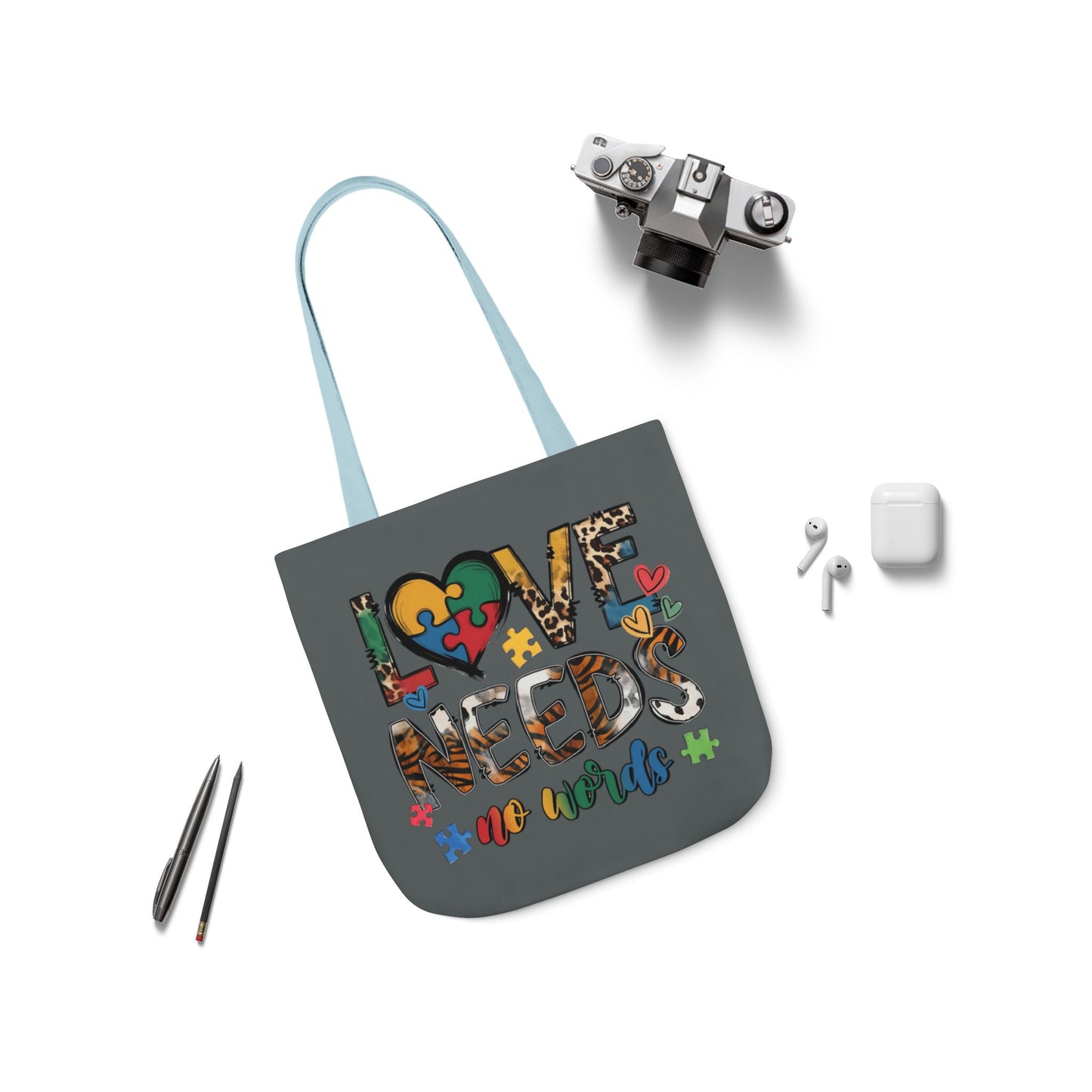 Colorful Love Needs Tote Bag