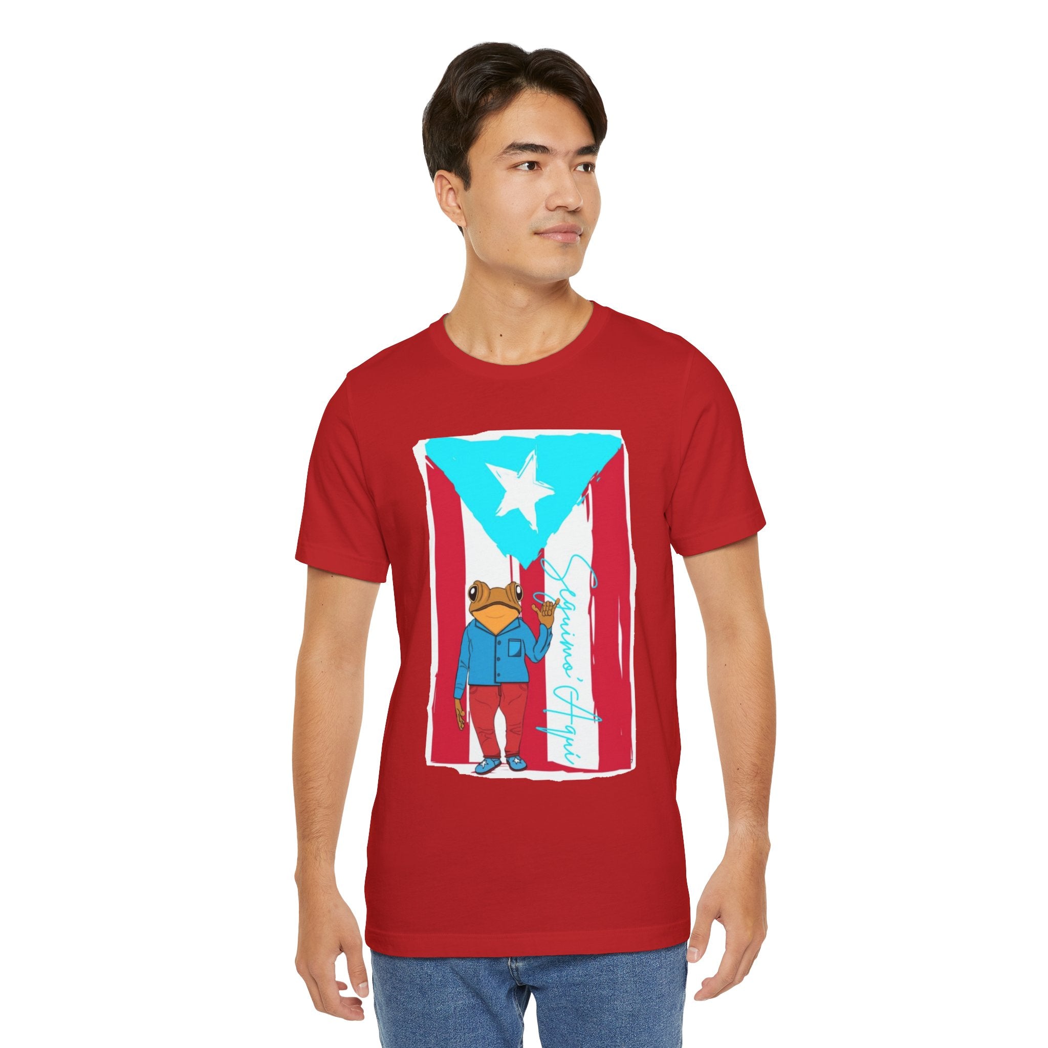 Puerto Rican Coqui Flag T‑Shirt  Boricua Pride Tee