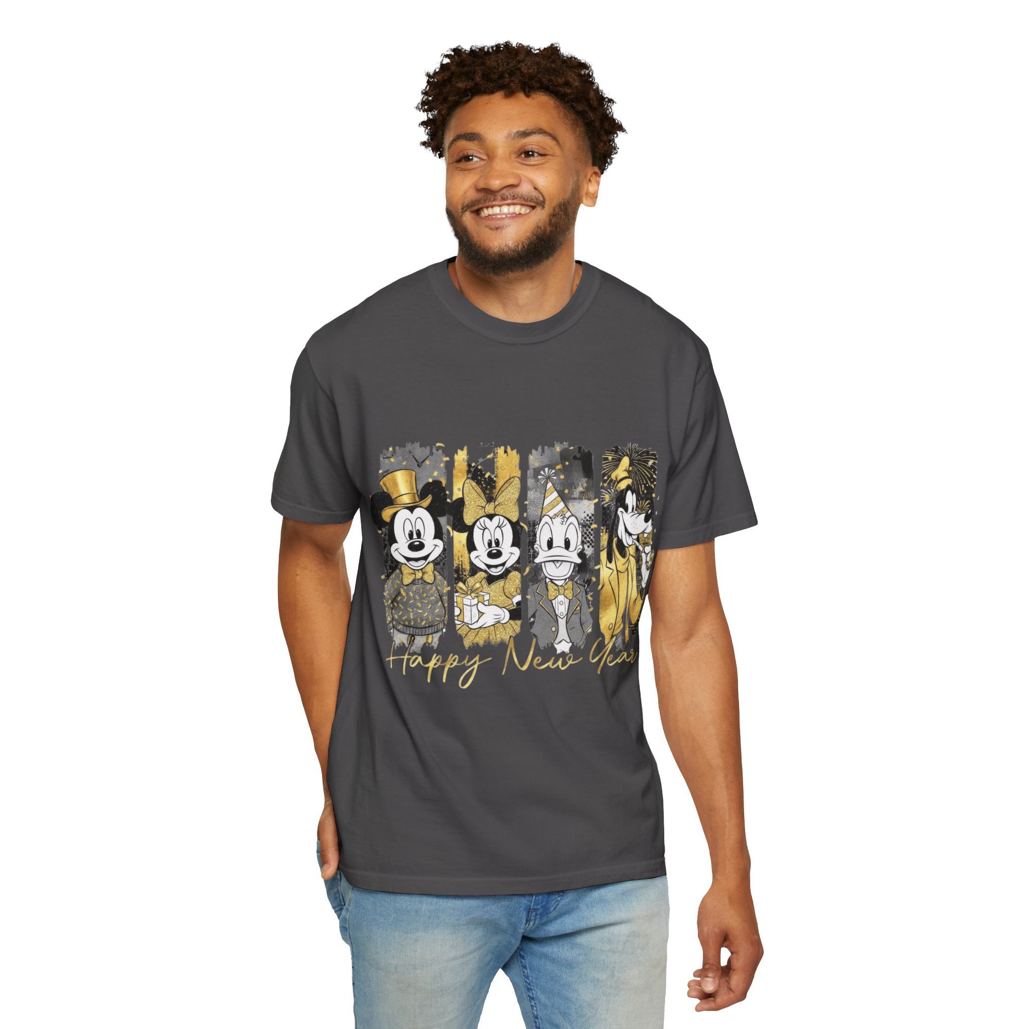 New Year Mickey & Friends T-Shirt  'Happy New Year' Graphic Tee