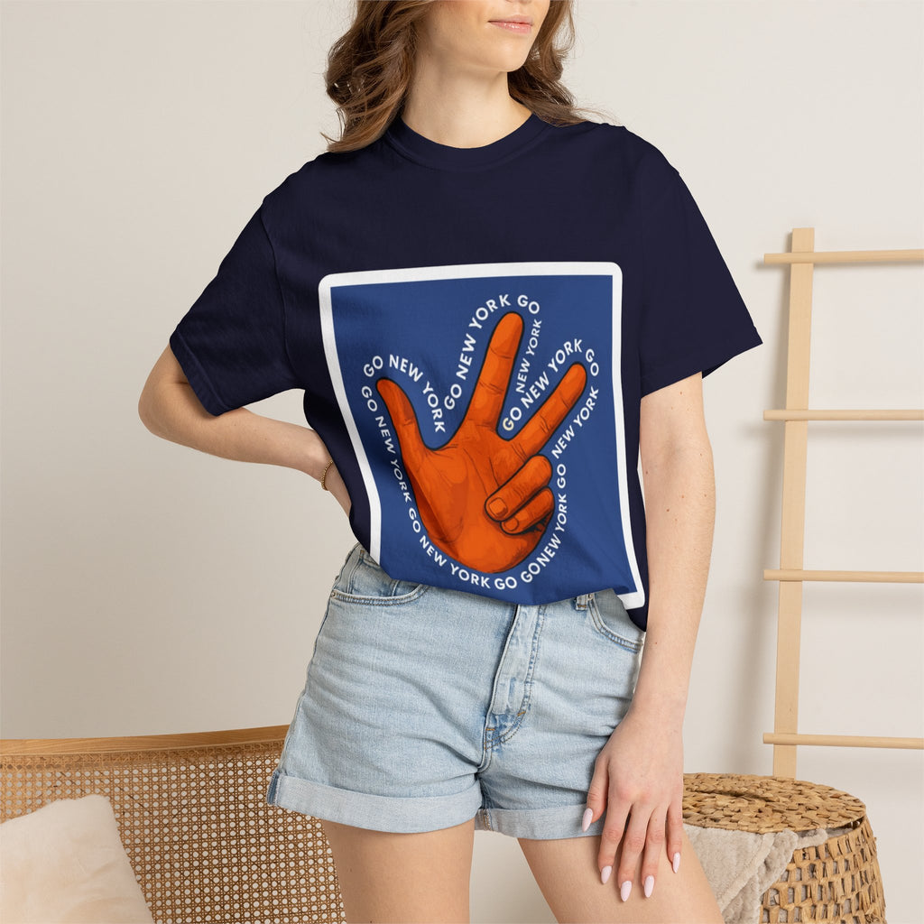 Go New York Hand Graphic T-Shirt
