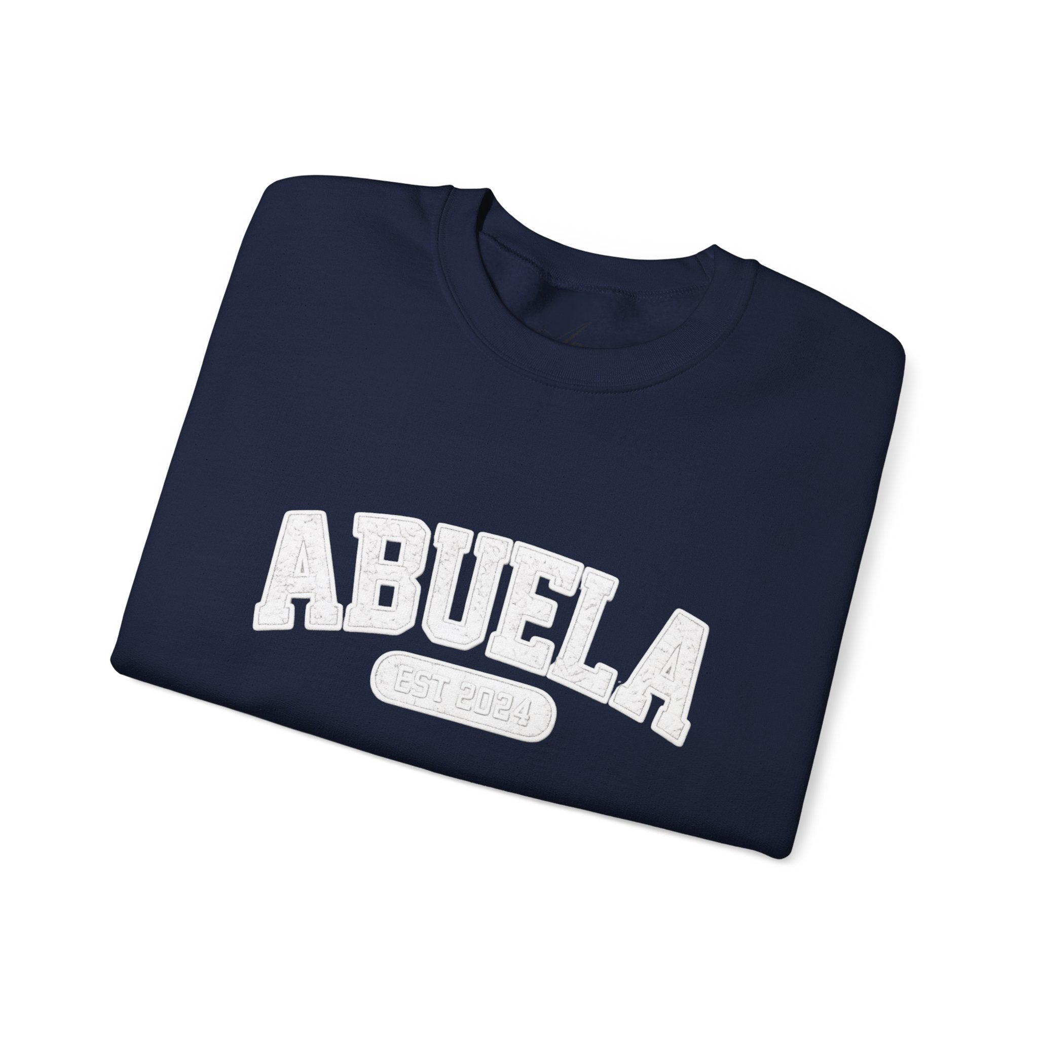 Abuela Varsity Crewneck Sweatshirt Cozy Grandma Gift Minimal Everyday Family Love Apparel