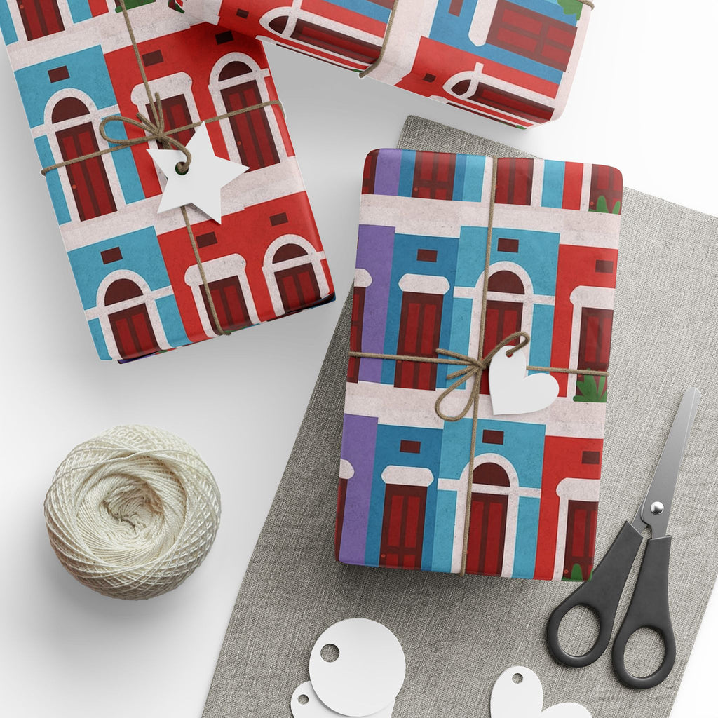 Puerto Rico Wrapping Paper – Cultural Gift Wrap | Boricua Heritage Design | Holiday & Celebration Gift Packaging
