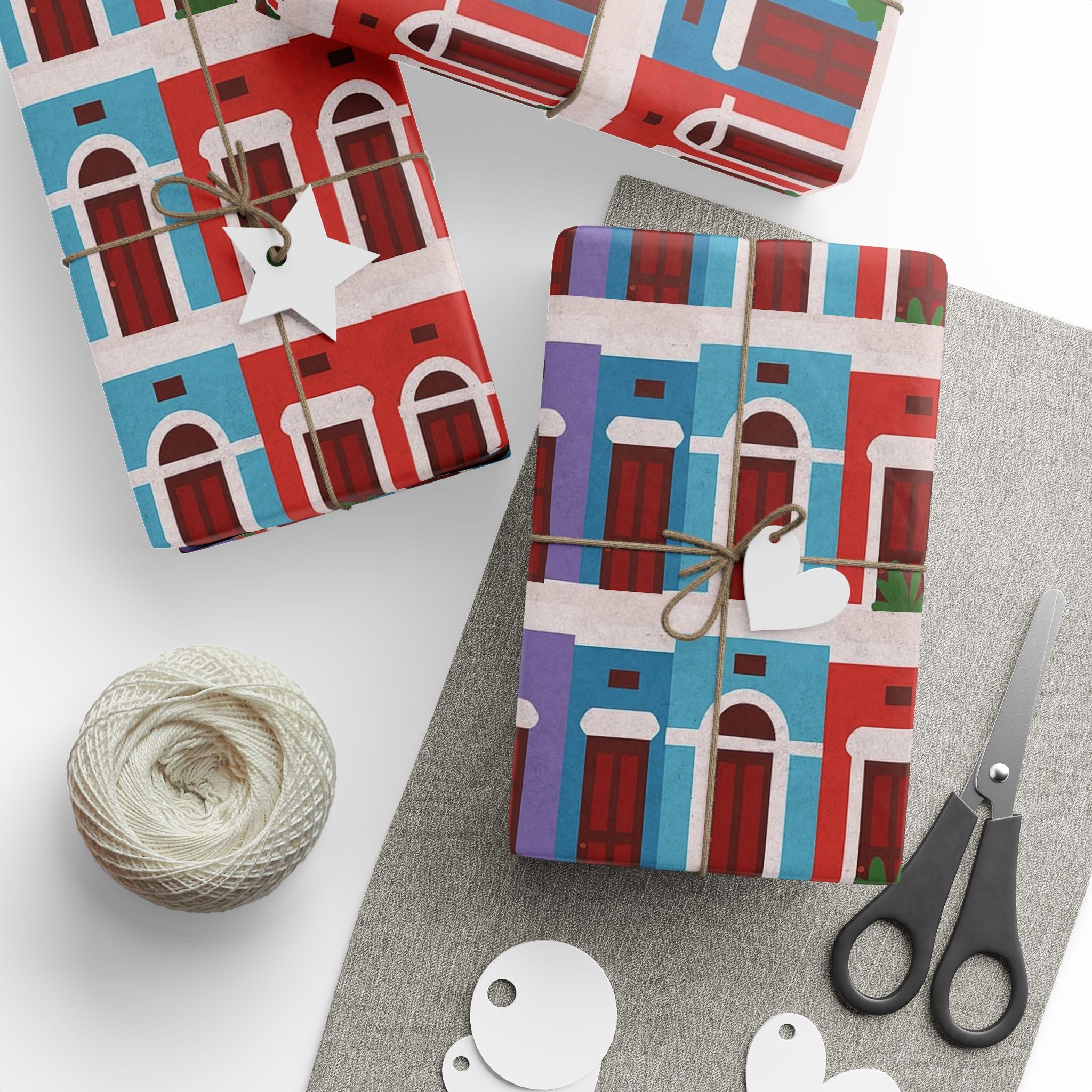 Puerto Rico Wrapping Paper – Cultural Gift Wrap | Boricua Heritage Design | Holiday & Celebration Gift Packaging