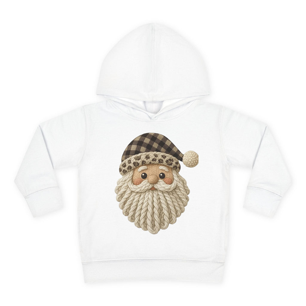 Toddler Hoodie  Cozy Plaid Santa Gnome Pullover
