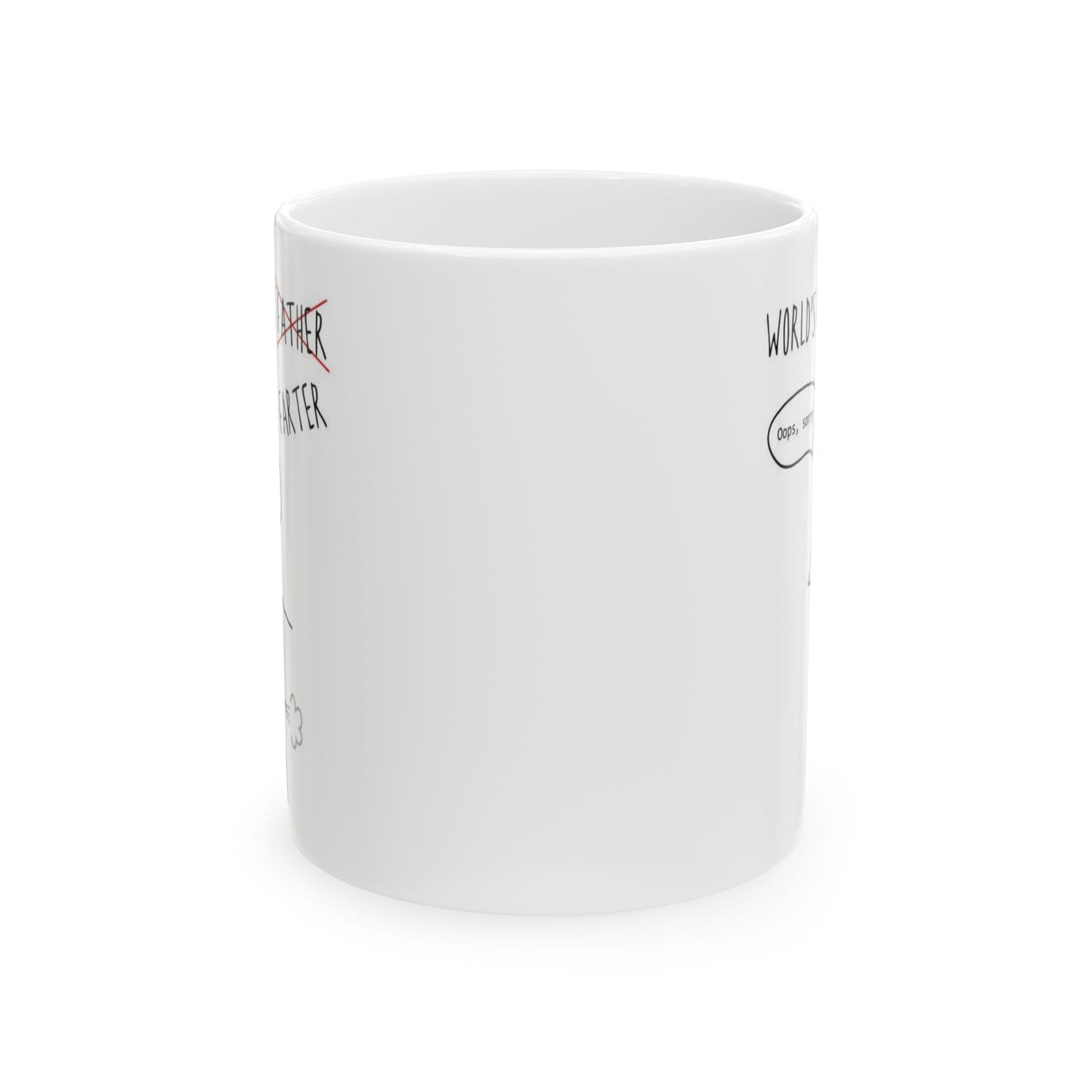 Funny Coffee Mug - Best Gift for Dad, Cute Ceramic Tumbler for Father's Day, Humorous Tea Cup, Birthday Gift for Him, Office Mug
