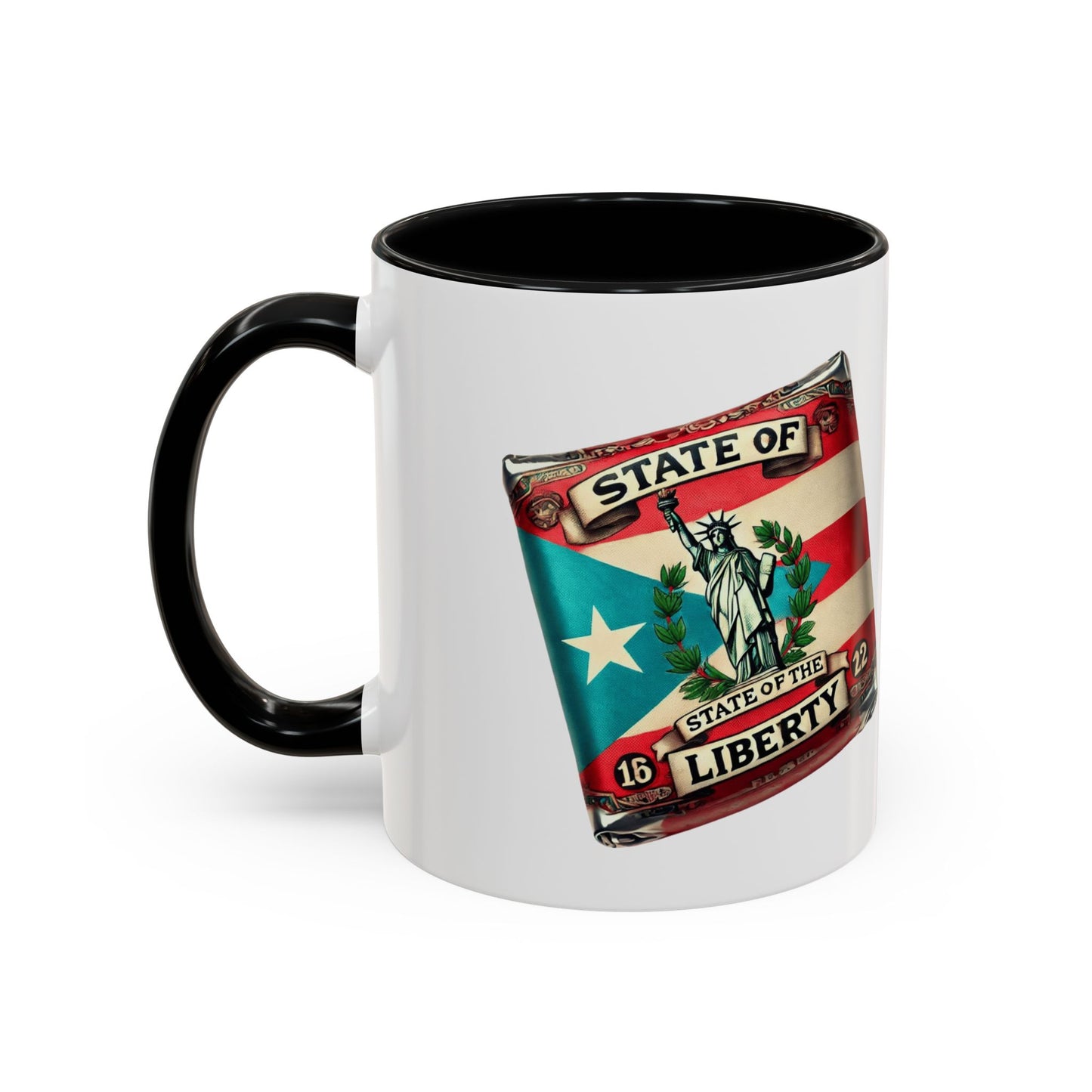Puerto Rican Heritage Mugs with Unique Designs Accent Coffee Mug (11, 15oz)