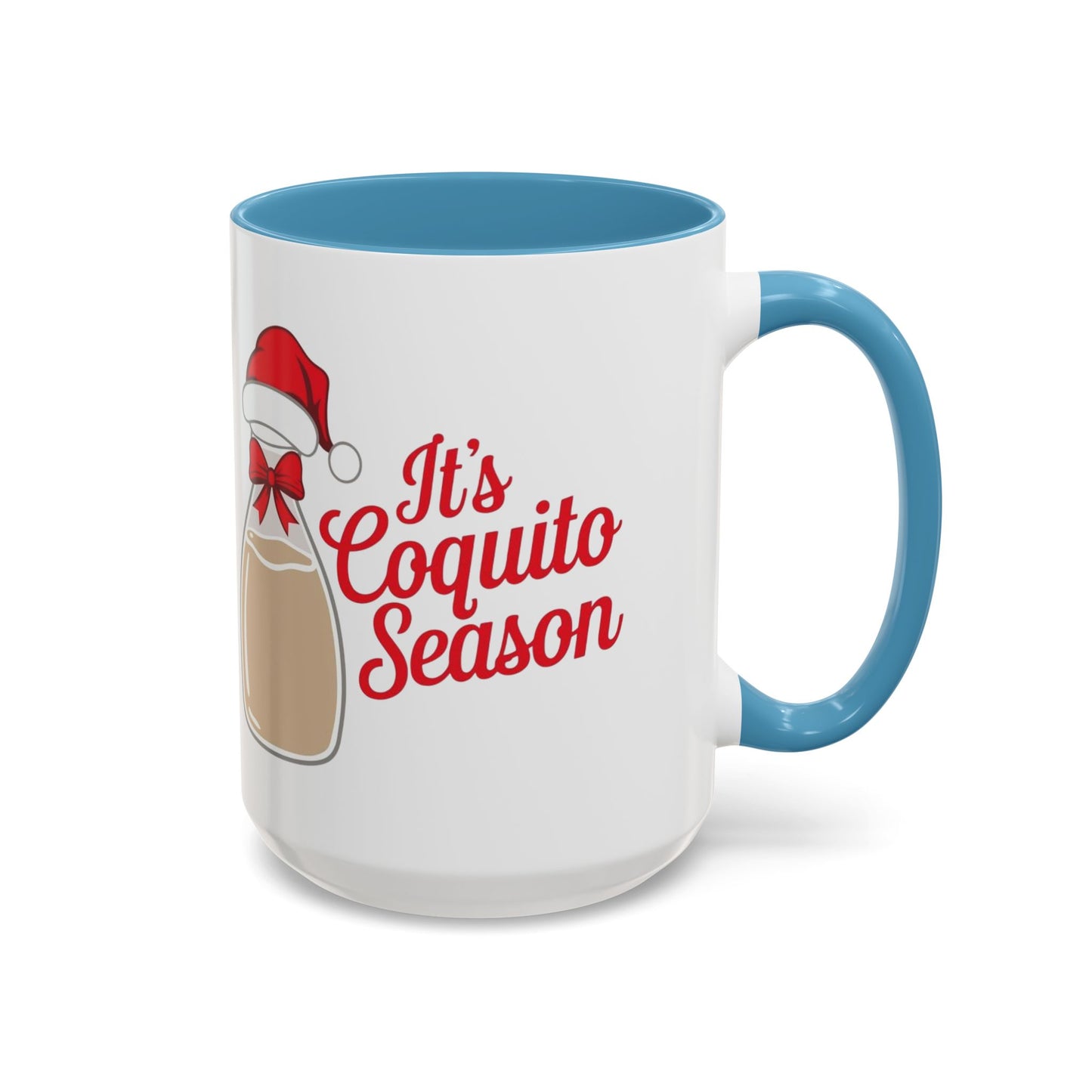 Herencia de Puerto Rico Mug Coquito Season Accent Mug Festive Holiday Coffee Cup