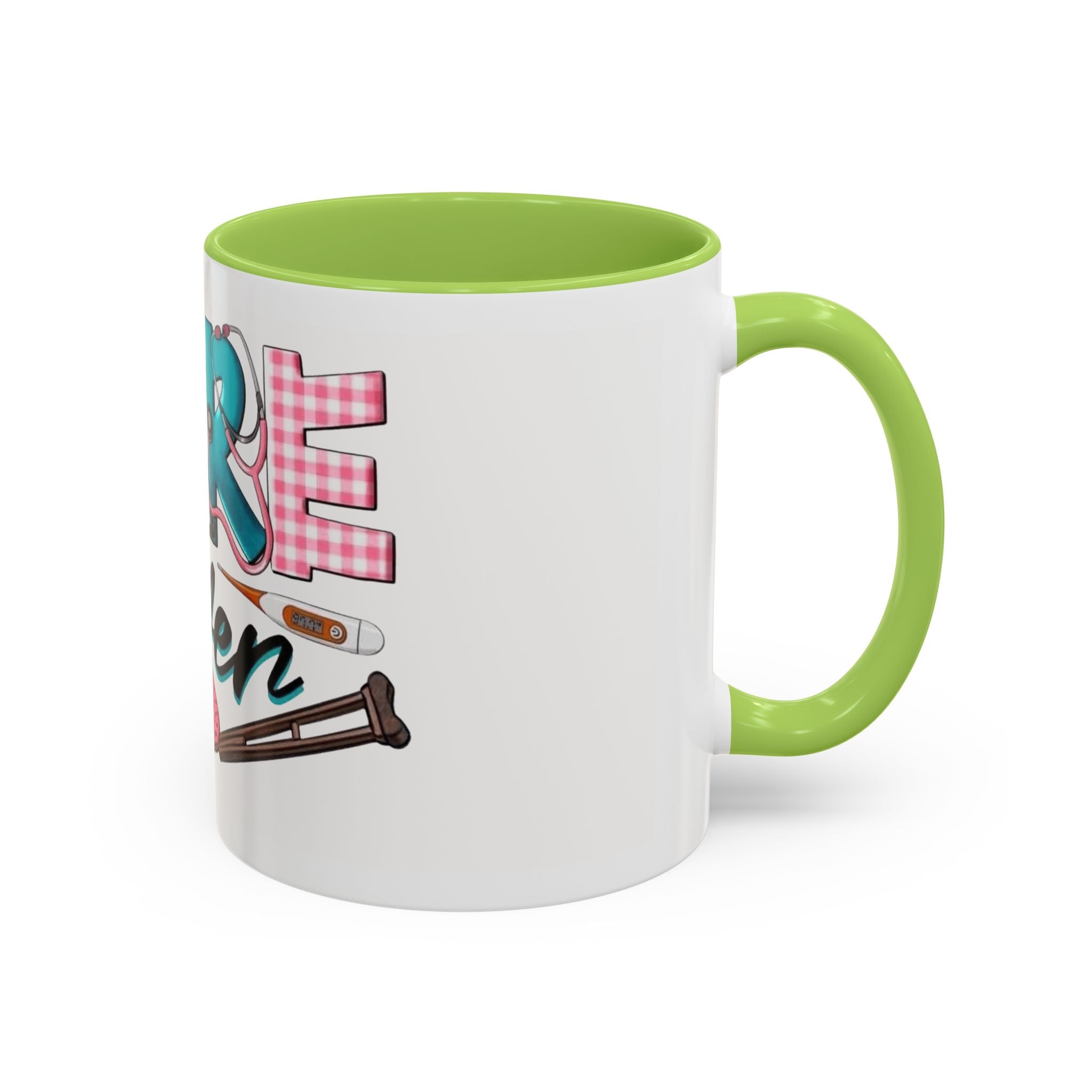 Nurse Given Accent Coffee Mug — Caregiver & Medical Equipment Design Christmas mug for all healthcare heroes