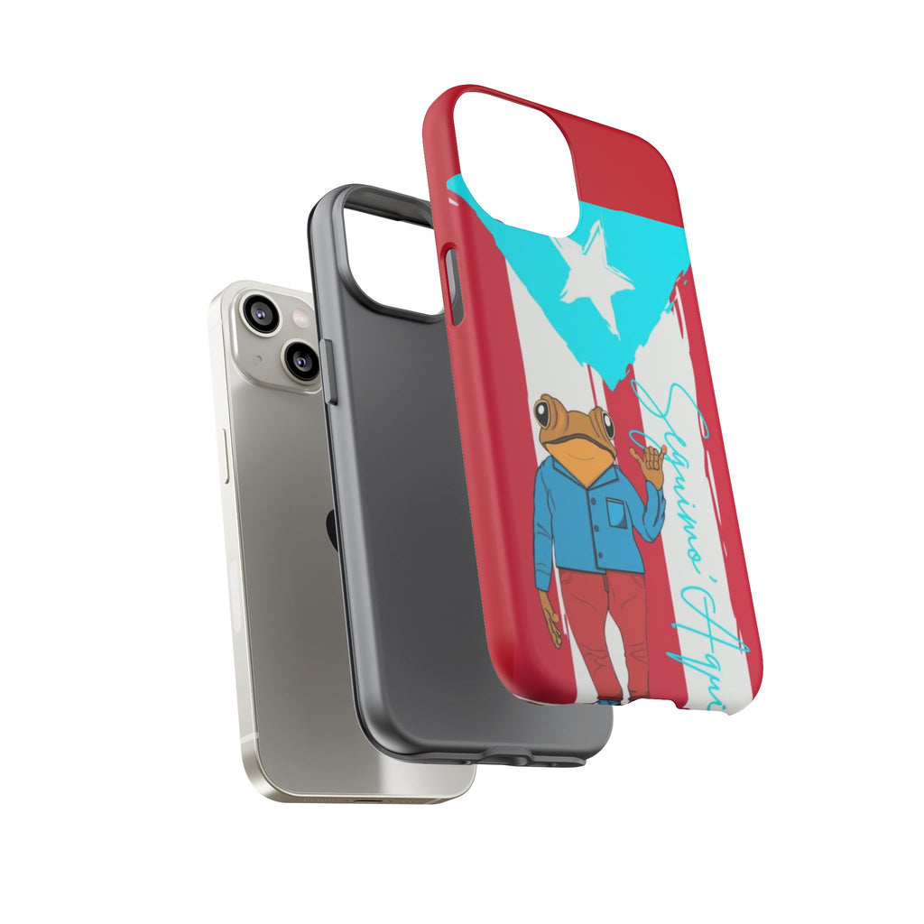 Puerto Rican Flag Frog Design ("Señorita Hops")Phone Case Isla del Encanto Phone Case – Puerto Rican Style