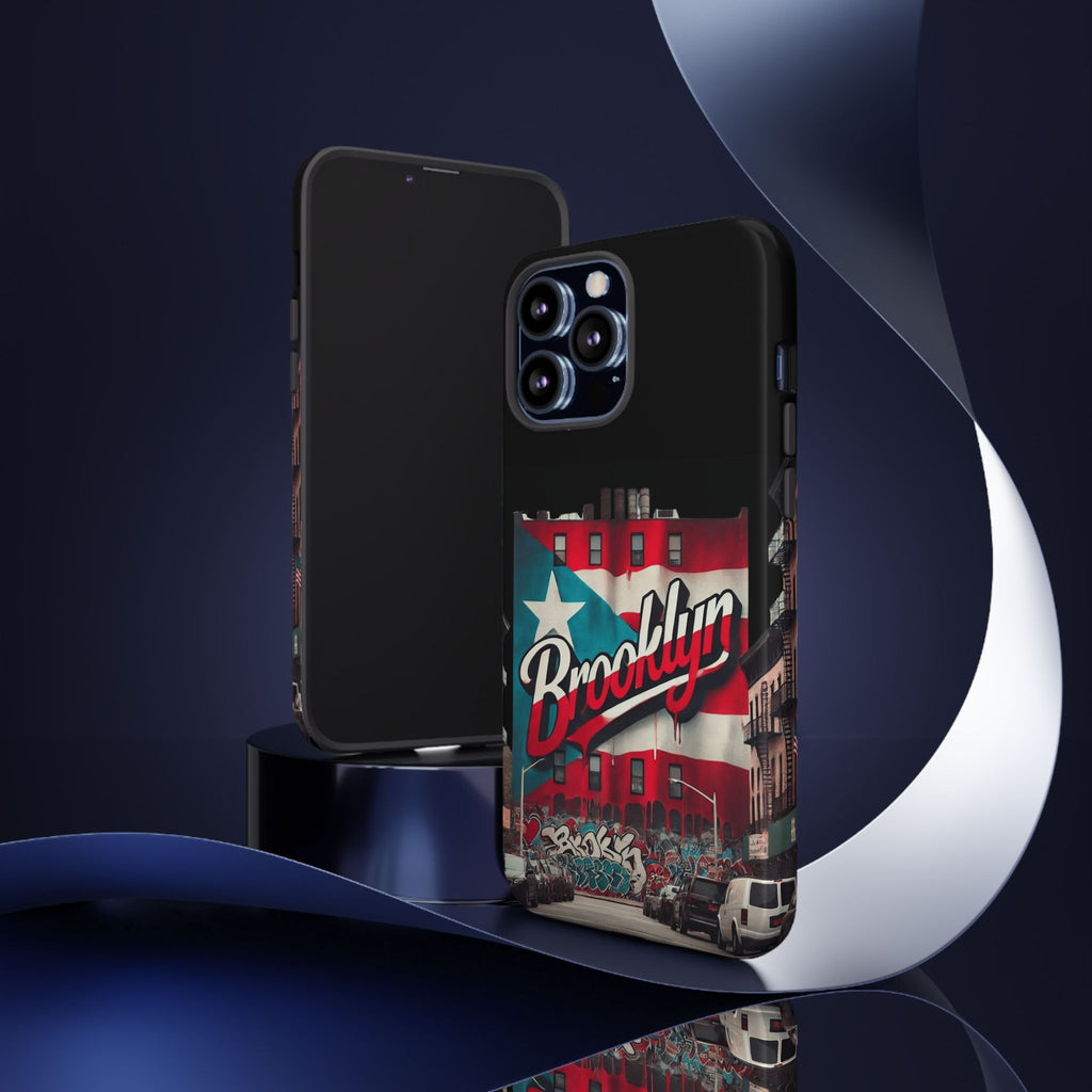 Brooklyn Street Art Phone Case  Urban Graffiti Protective Cover