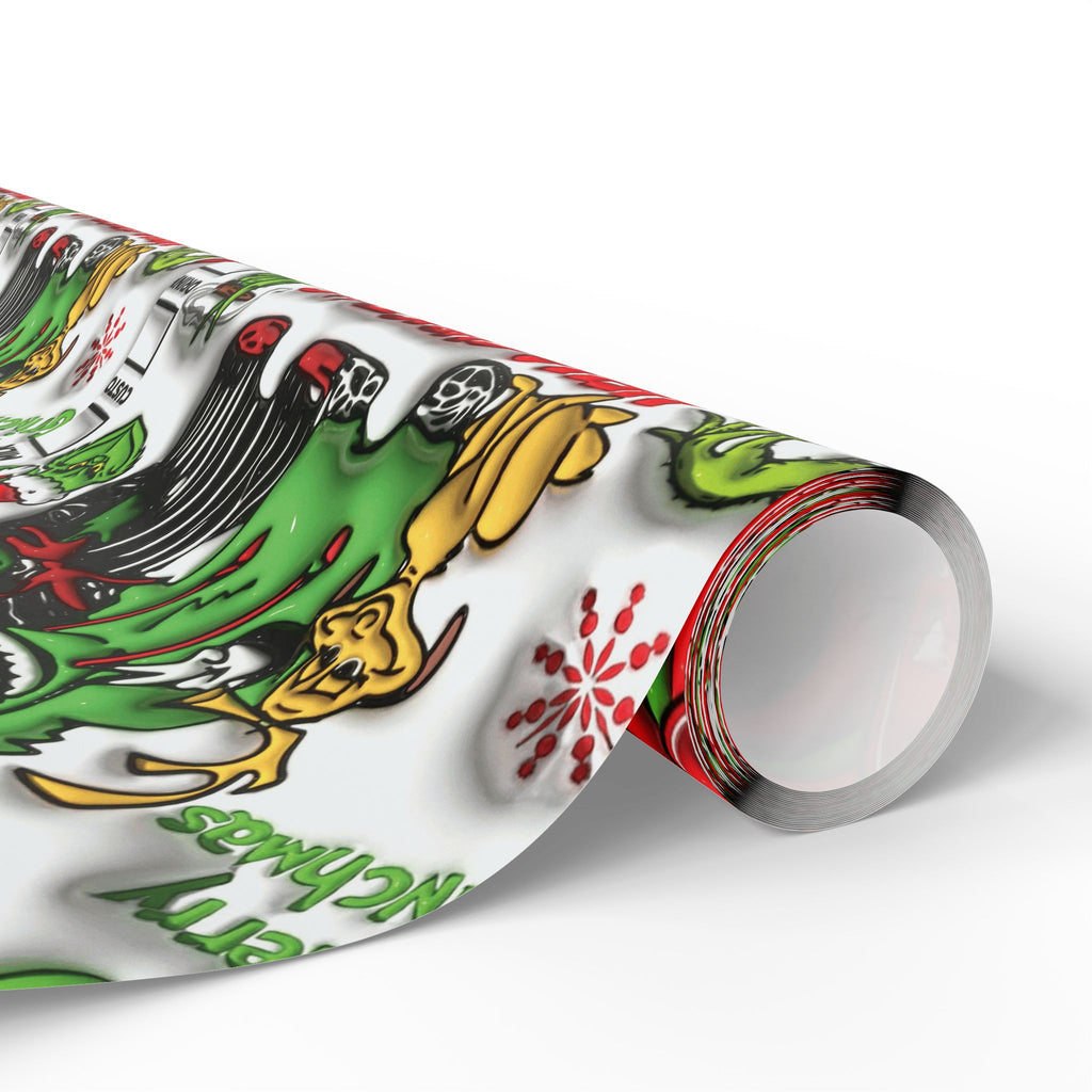 Festive Wrapping Paper – Whimsical Holiday Gift Wrap | Christmas Paper Roll | Fun & Unique Gift Packaging