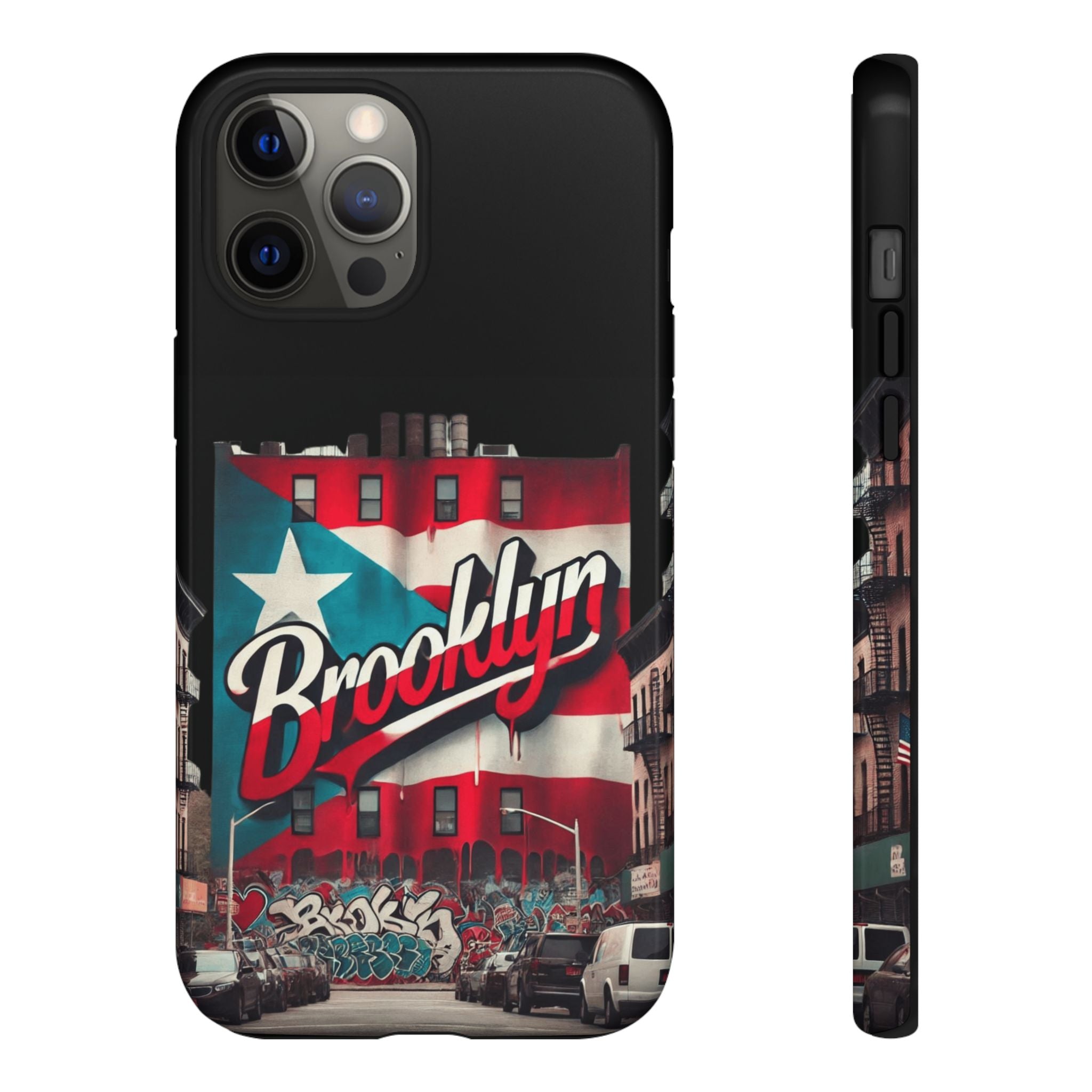 Brooklyn Street Art Phone Case  Urban Graffiti Protective Cover