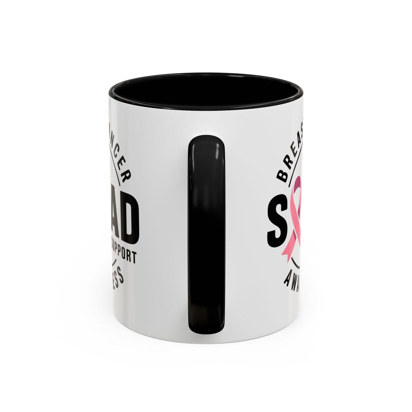 Breast Cancer Awareness Coffee Mug - Support Your Squad