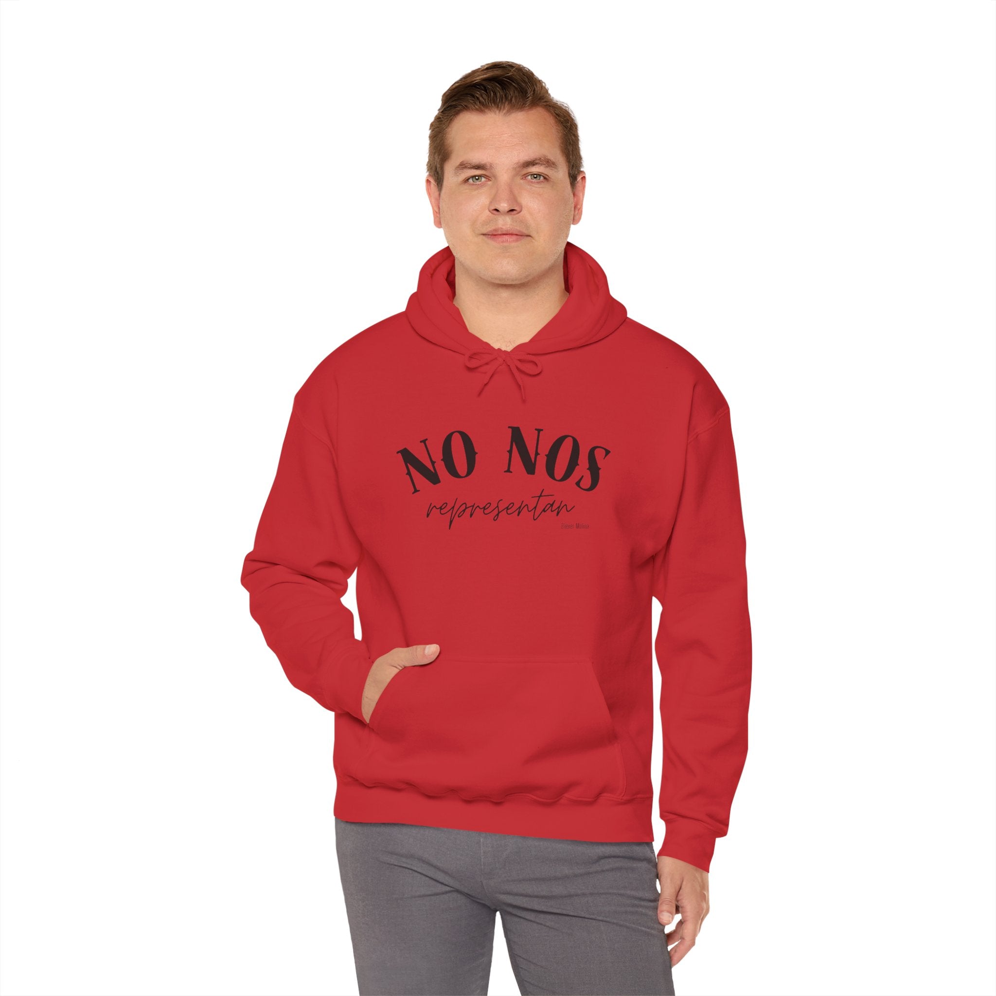 Puerto Rican Pride Hoodie  “No Nos representan” Front & Puñeta Flag Back