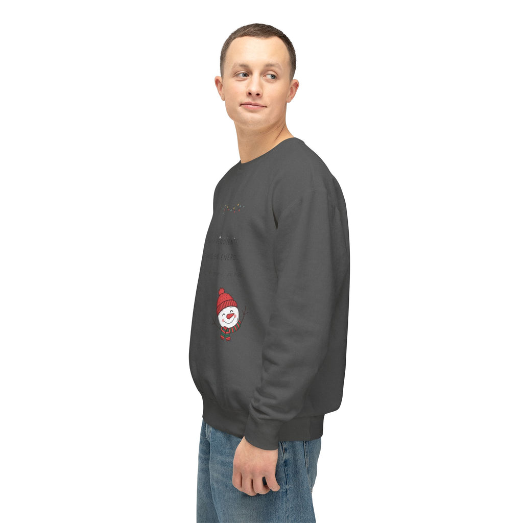 Snowman Crewneck Sweatshirt  Cute Holiday Snowman Pullover