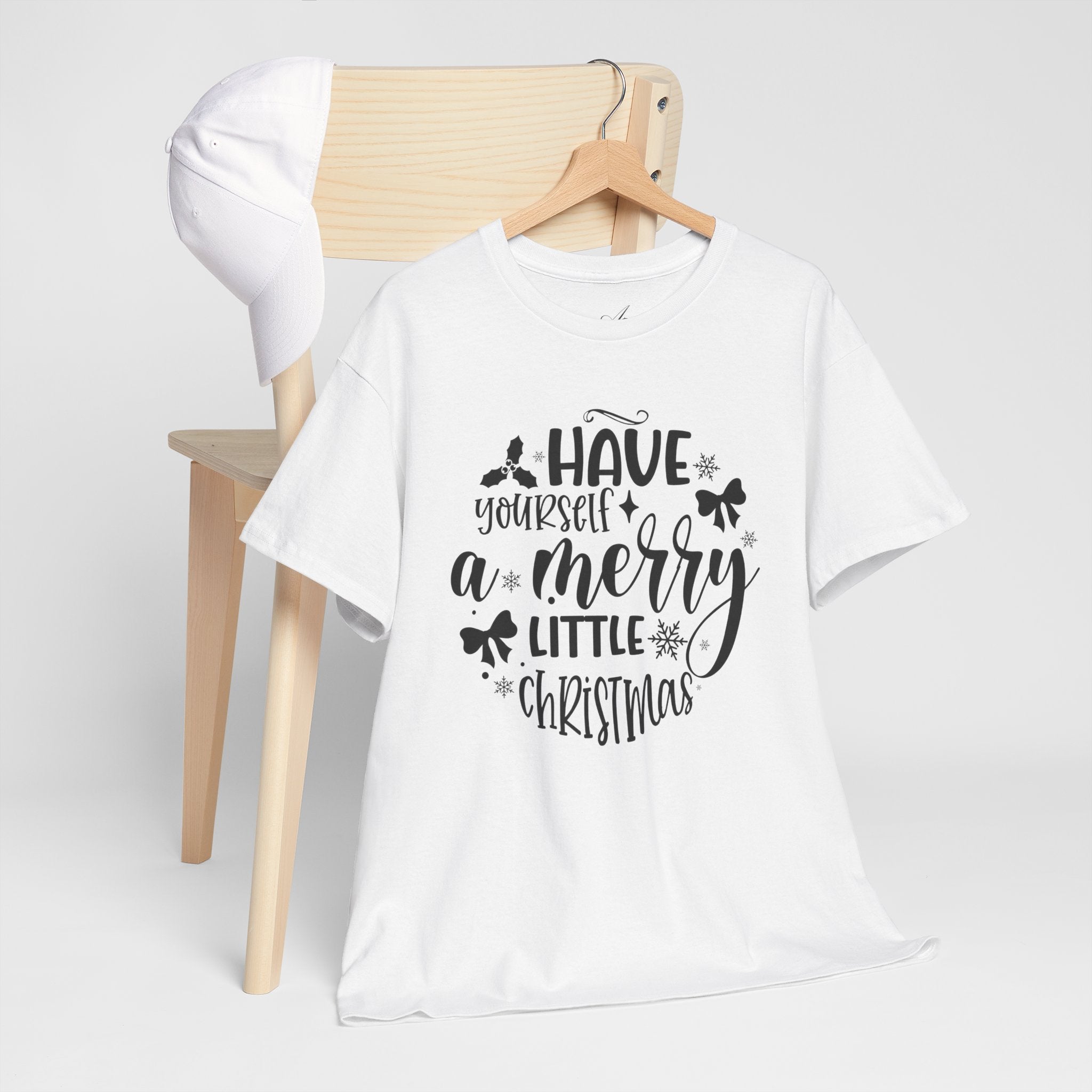 Merry Christmas Cotton Tee Holiday Graphic Tees & Cozy Festive Wear