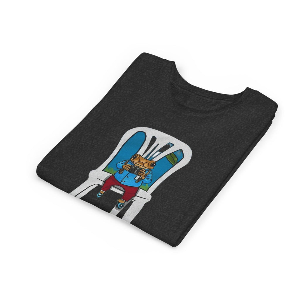 Kids Concho on a High Chair T-Shirt Cute Baby Rabbit Feeding Tee kids PUERTO RICO CHRISTMAS T-SHIRT