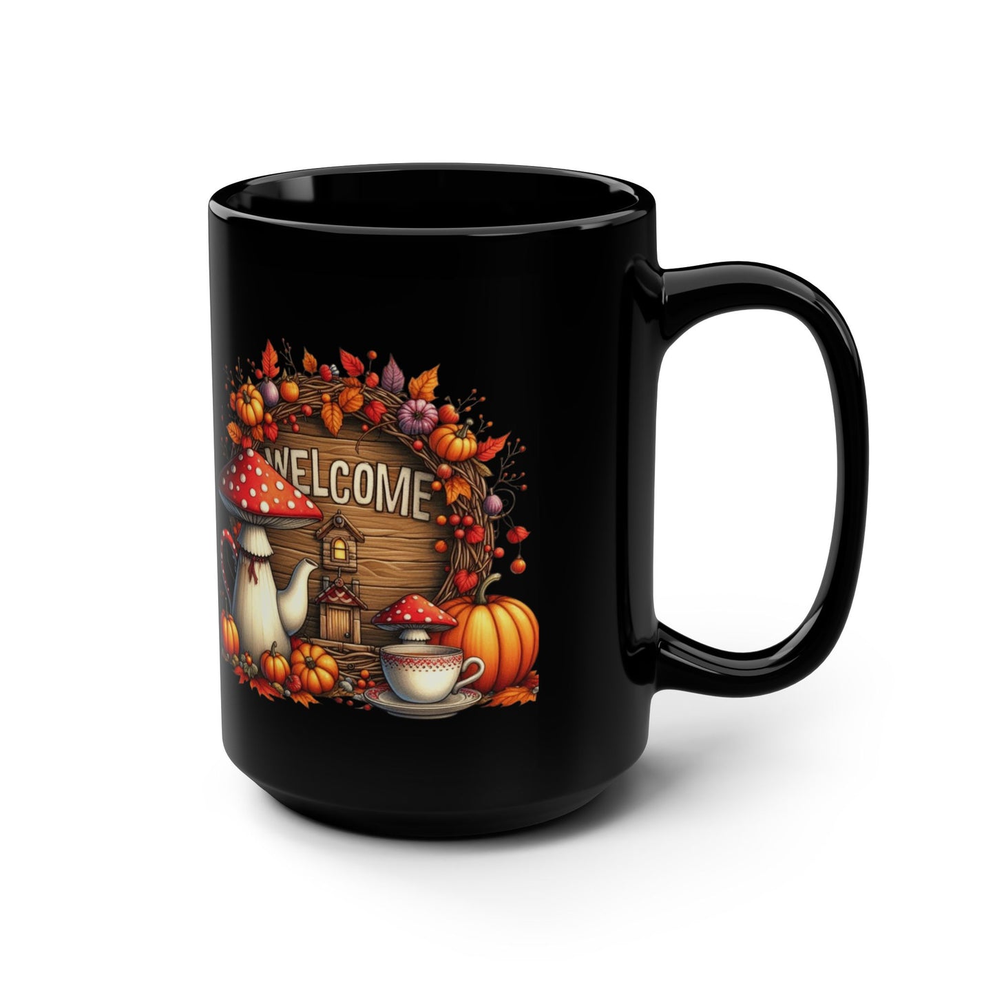 Fall Coffee Mug Cozy Autumn Quote Cup Pumpkin Season Gift Cozy Fall Welcome Mug