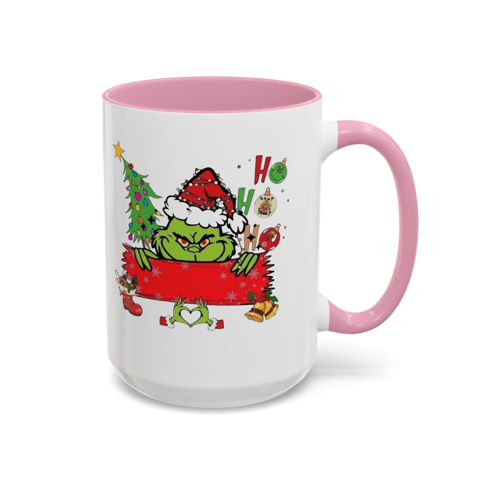 Christmas Grinch Mug (11oz & 15oz)  Funny Holiday Coffee Cup with Grinch Illustration Christmas Mugs Collection!