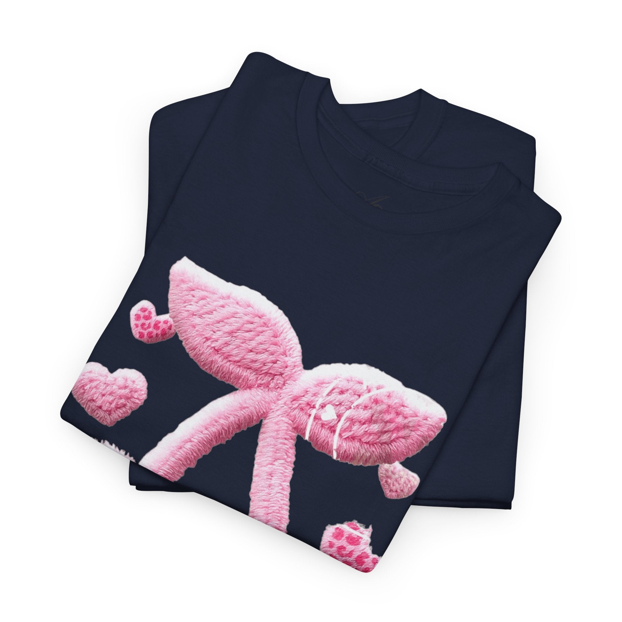 Pink Heart Cherries Tee  LOVE Graphic Valentine T-Shirt