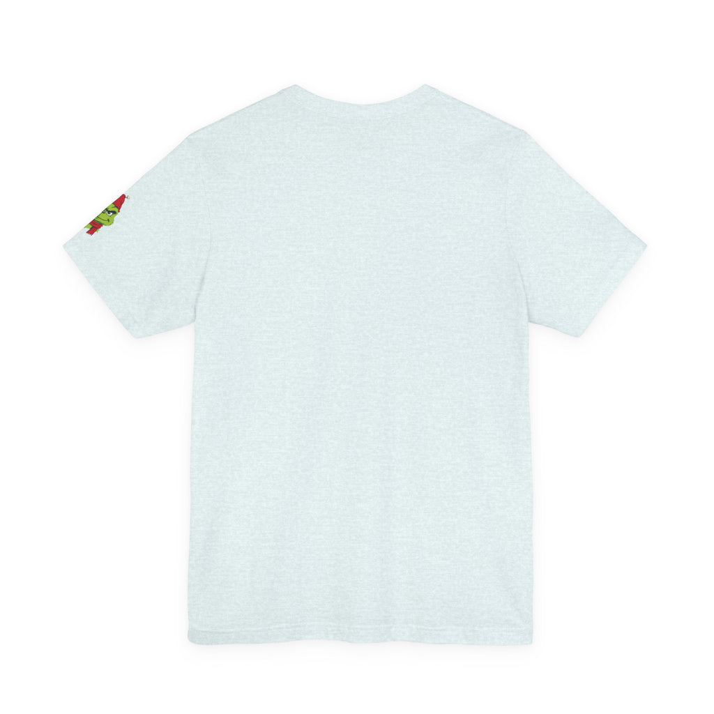 Christmas T-Shirts and Sweatshirts Collection Cute Grinch Holiday Tee 'Too Cute for the Naughty List' Unisex Jersey T-Shirt