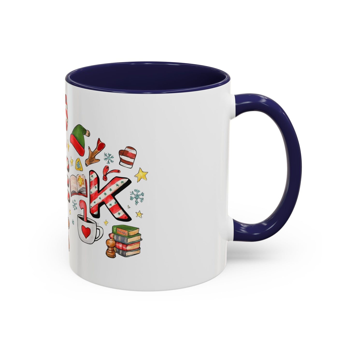 Holiday Teacher Coffee Mug 'PRE-K' Festive Gingerbread & Candy Cane Design (11/15oz) School Staff Christmas Mug Collection