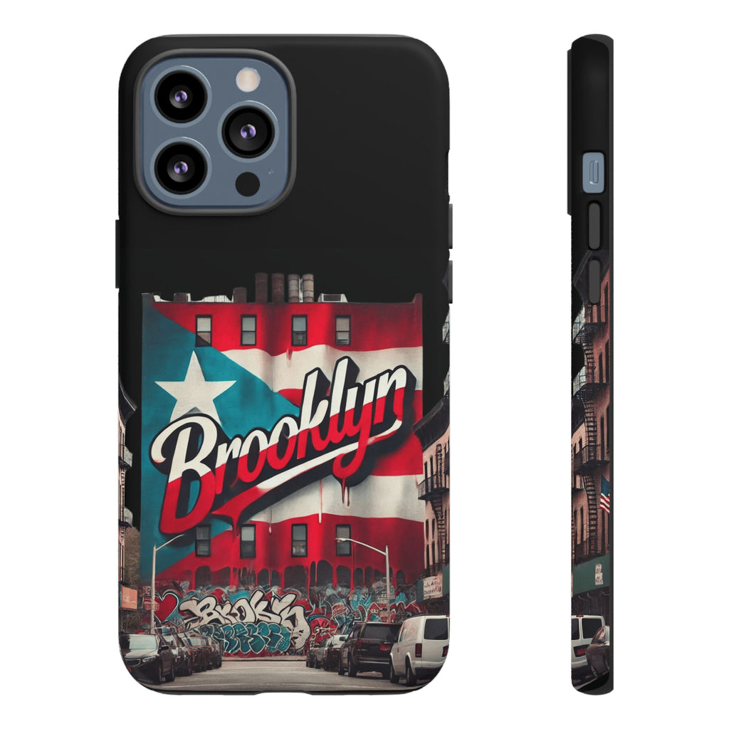 Brooklyn Street Art Phone Case  Urban Graffiti Protective Cover