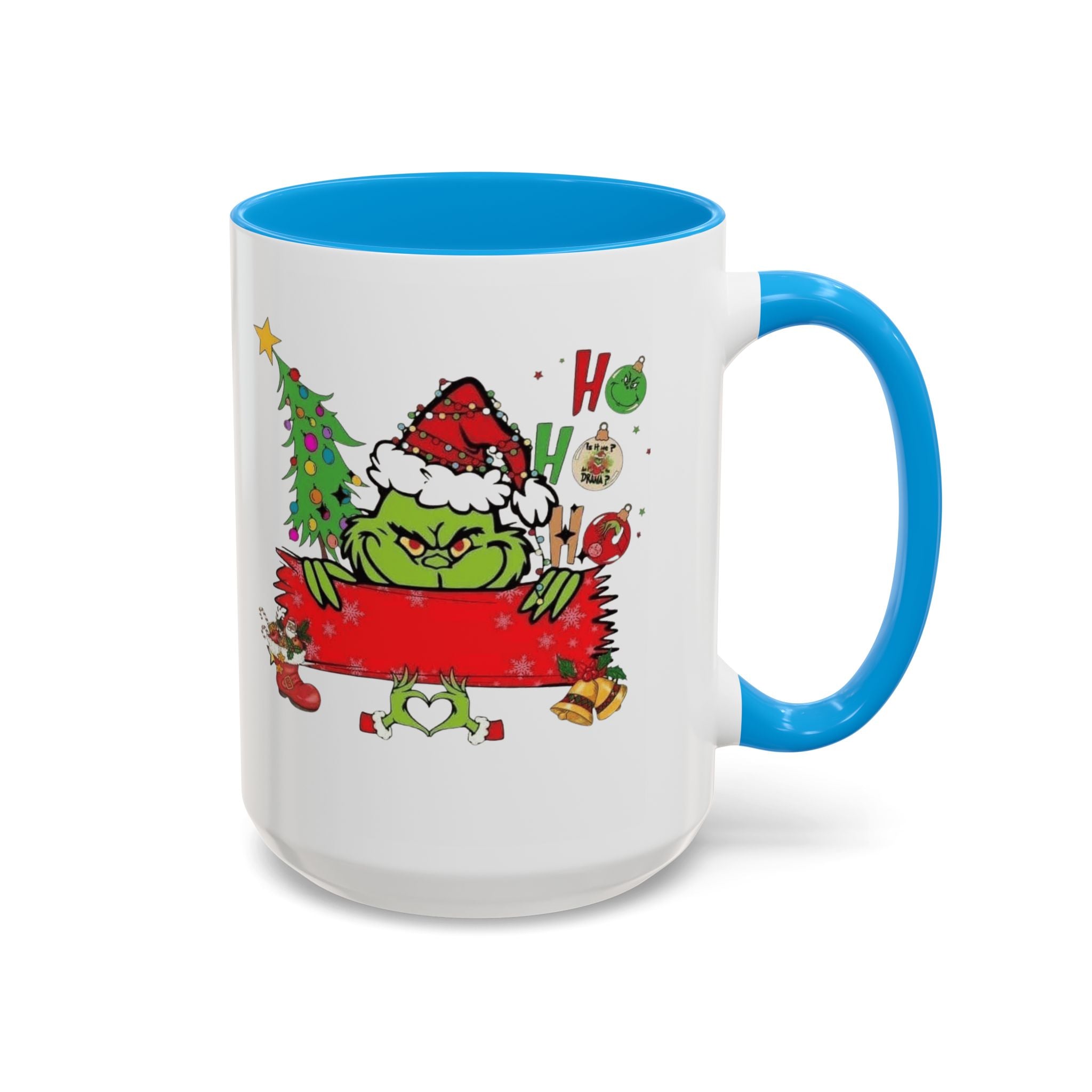 Christmas Grinch Mug (11oz & 15oz)  Funny Holiday Coffee Cup with Grinch Illustration Christmas Mugs Collection!