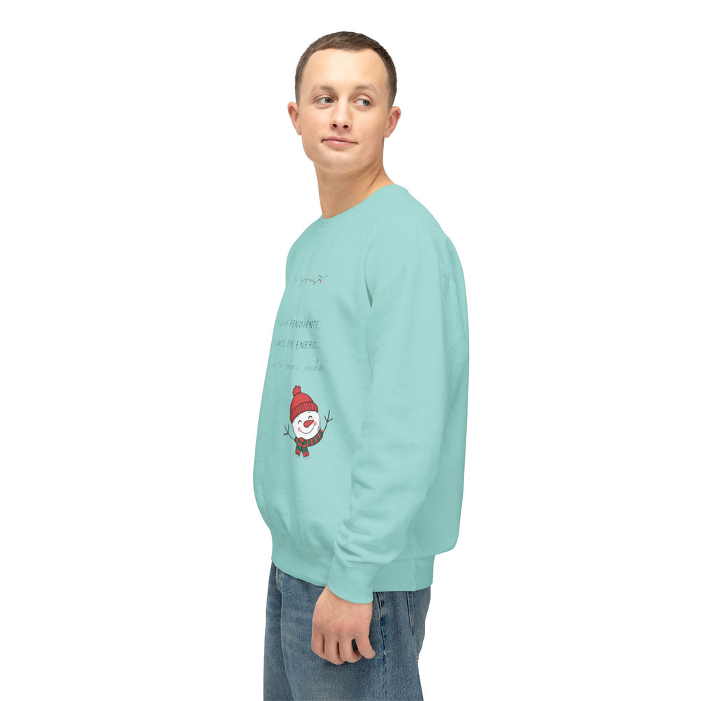Snowman Crewneck Sweatshirt  Cute Holiday Snowman Pullover