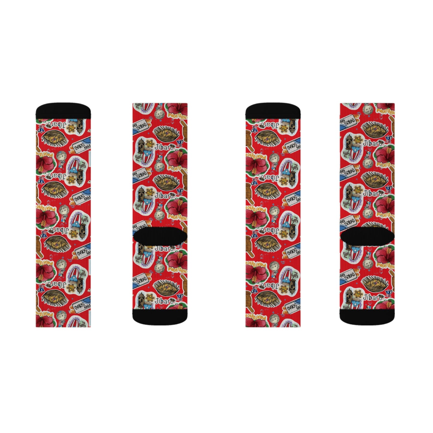 Puerto Rico Pride Sublimation Socks