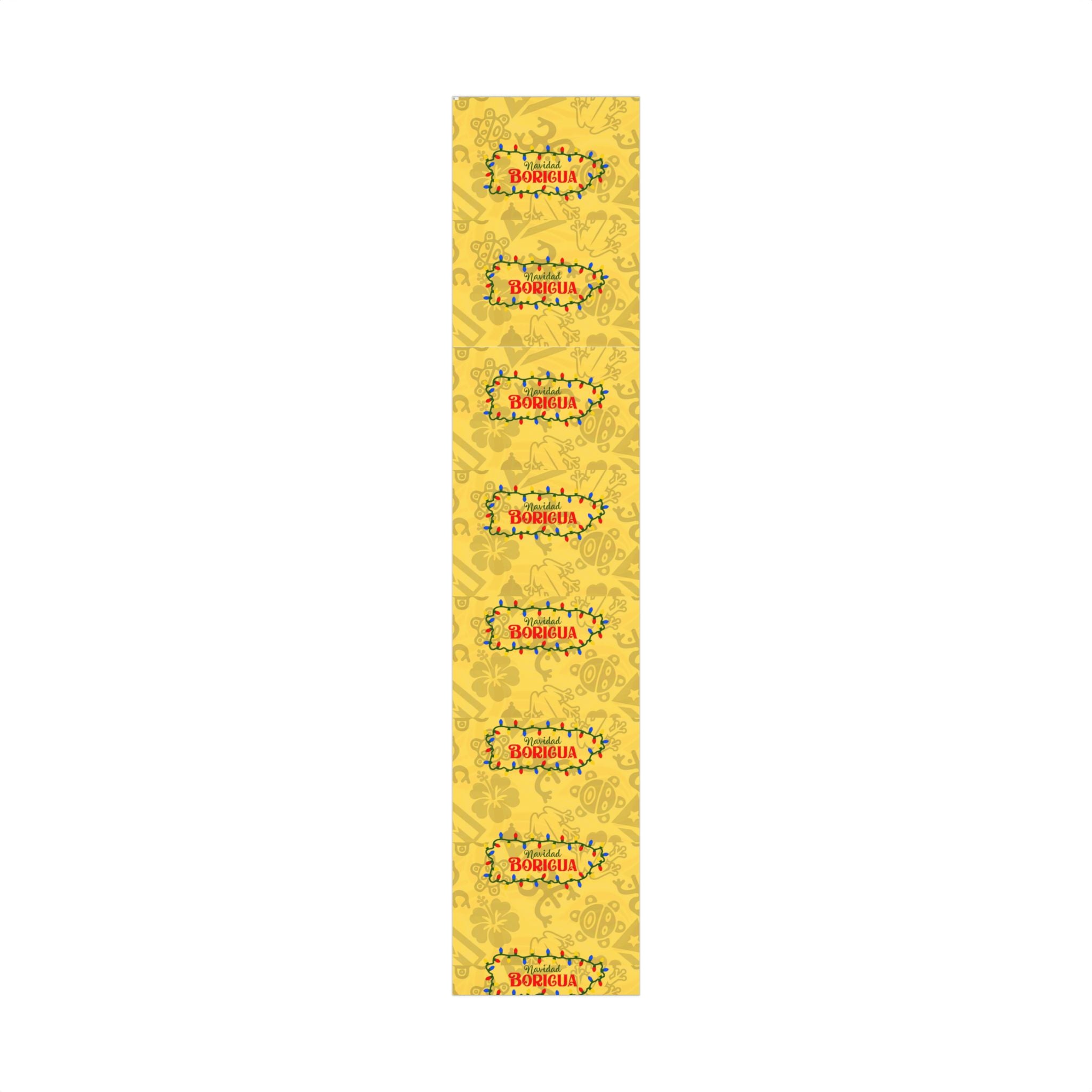 Puerto Rico Wrapping Paper Cultural Gift Wrap Boricua Heritage Design Holiday & Celebration Gift Packaging