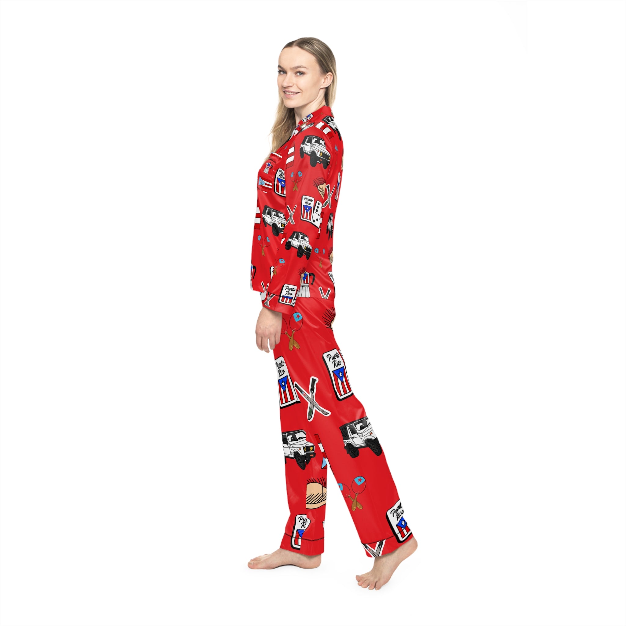 Cozy Puerto Rico Holiday Pajamas | Matching Family Set | Island Christmas Sleepwear